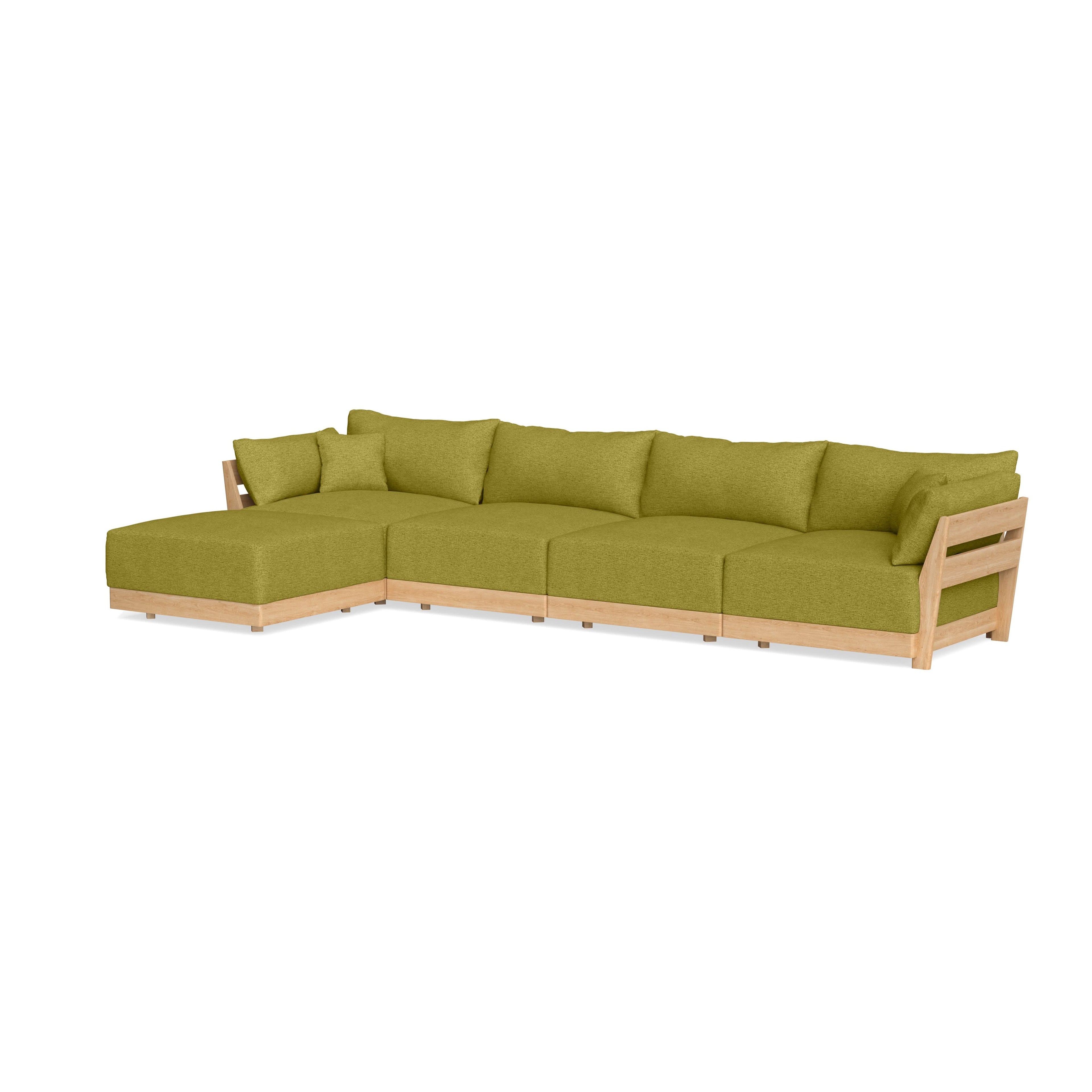 Slipcover Only - Modular Bondi 4-Seater Sectional in Avocado