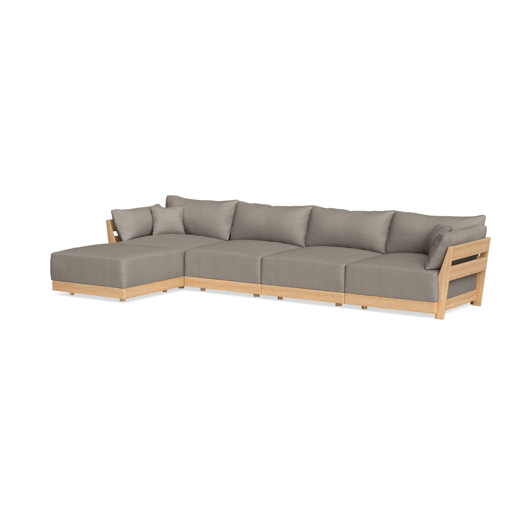 Slipcover Only - Modular Bondi 4-Seater Sectional in Cinder Gray