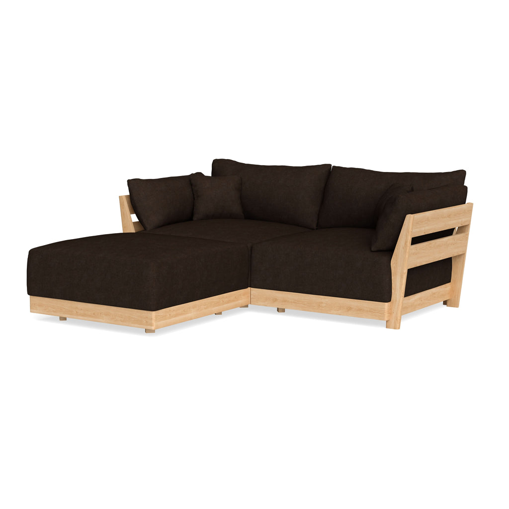 Slipcover Only - Modular Bondi 2-Seater Sectional in Espresso