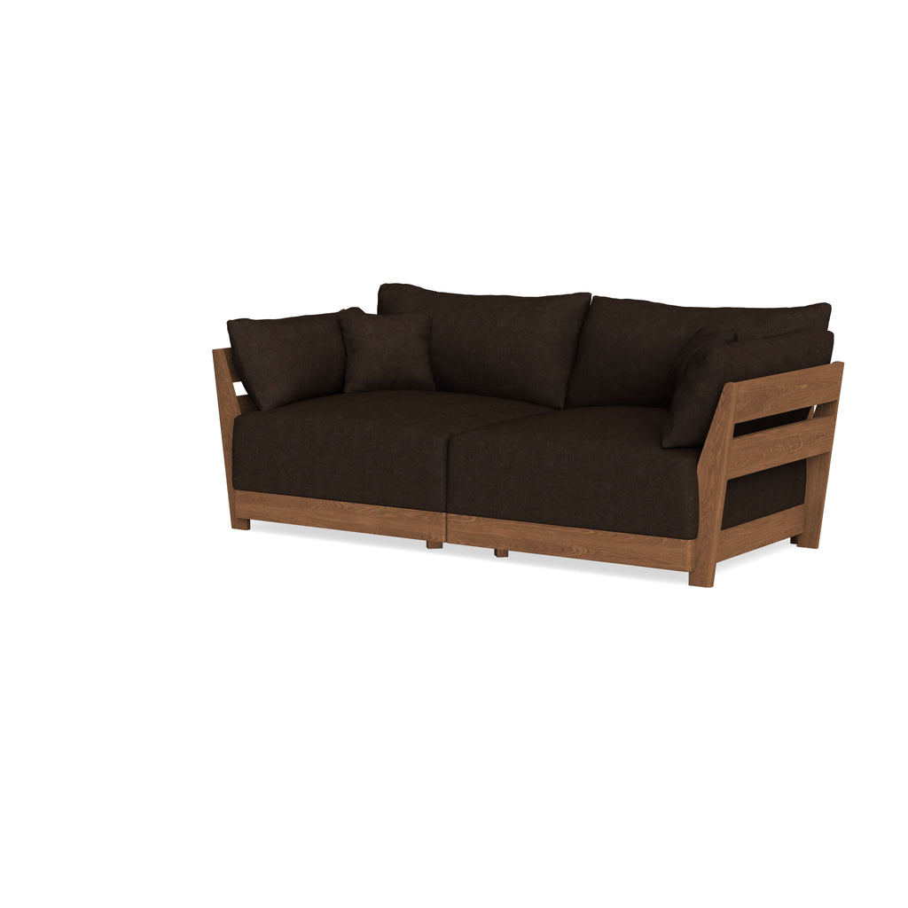 Modular Bondi Espresso 2-Seater Sofa in Espresso | Memory Foam Blend