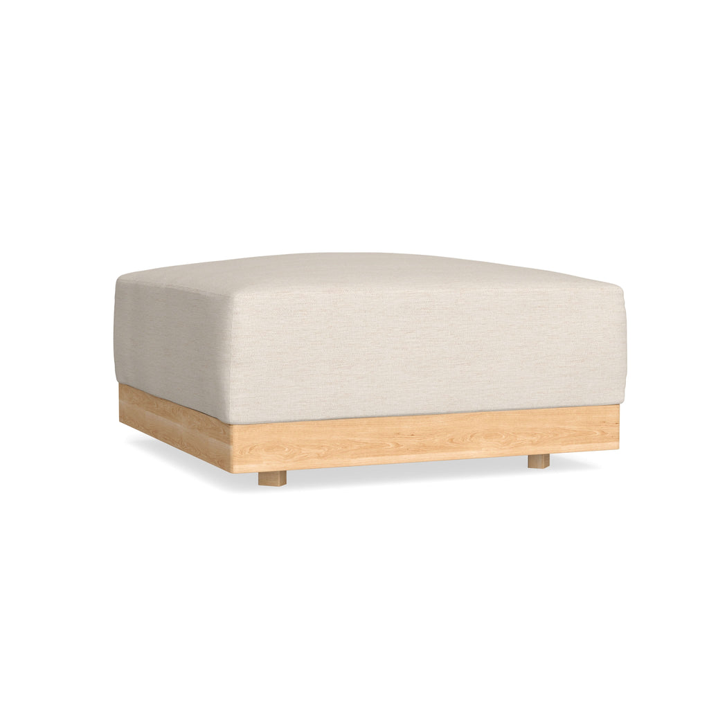 Modular Bondi Latte Ottoman in Seashell | Classic Blend