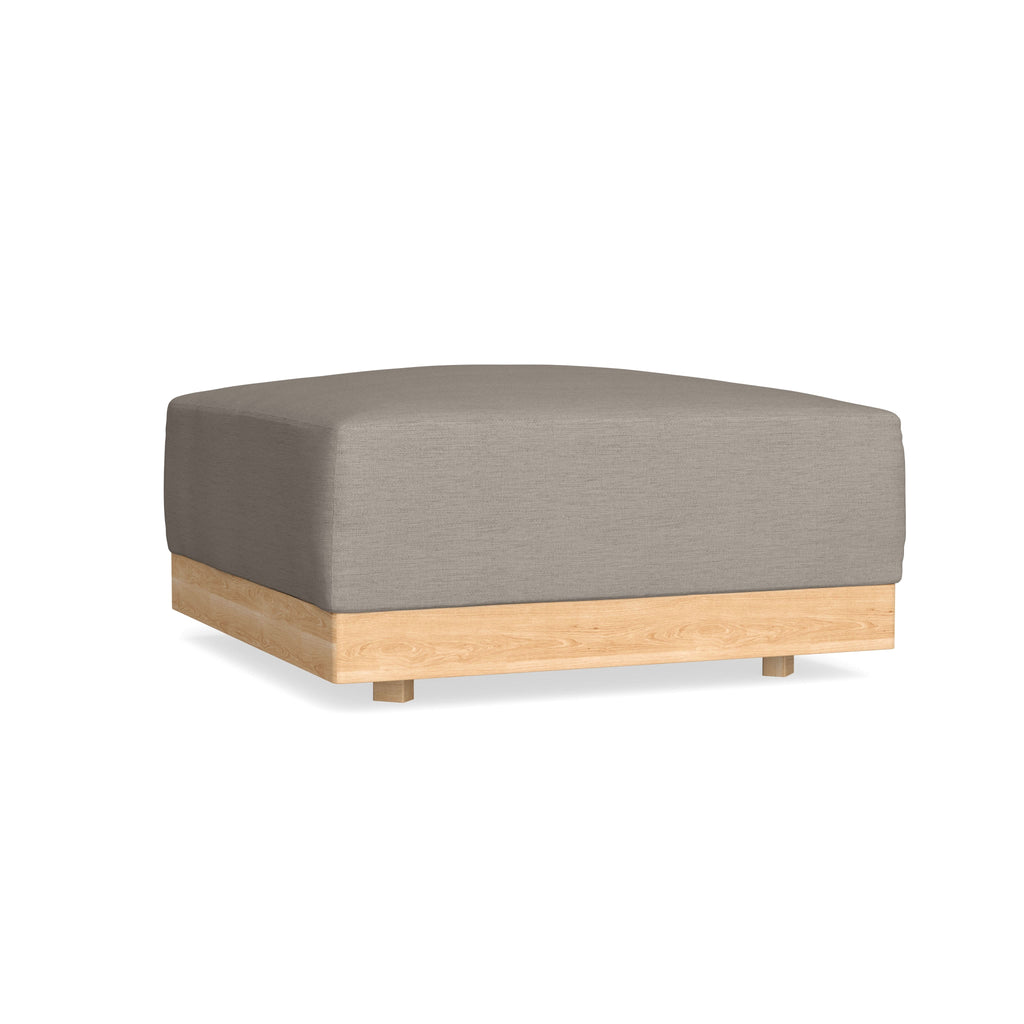 Modular Bondi Latte Ottoman in Cinder Gray | Classic Blend
