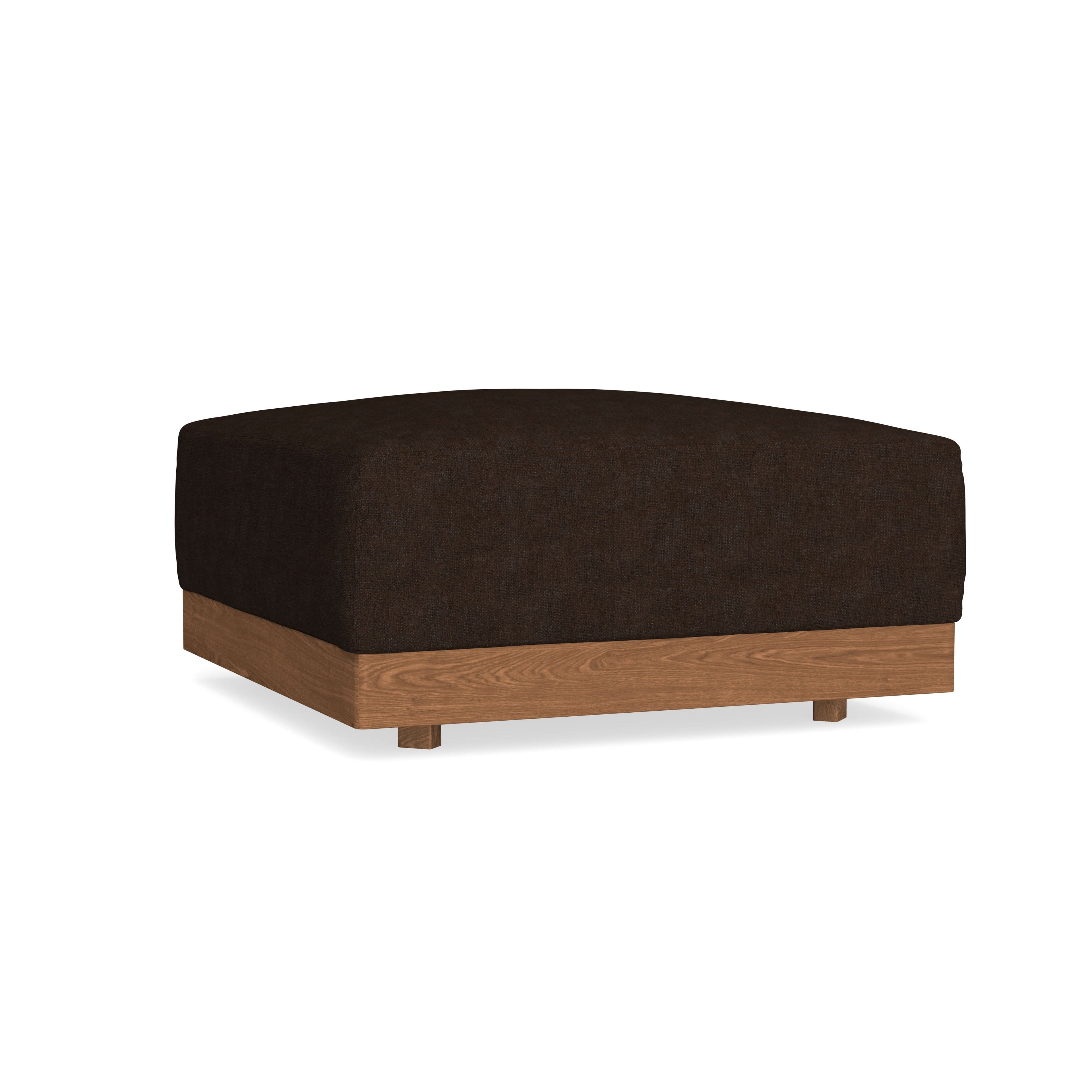 Modular Bondi Espresso Ottoman in Espresso | Classic Blend