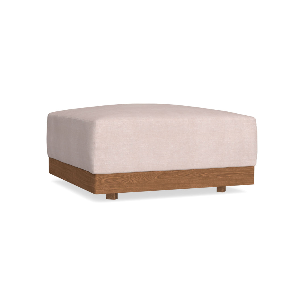 Modular Bondi Espresso Ottoman in Blush | Classic Blend