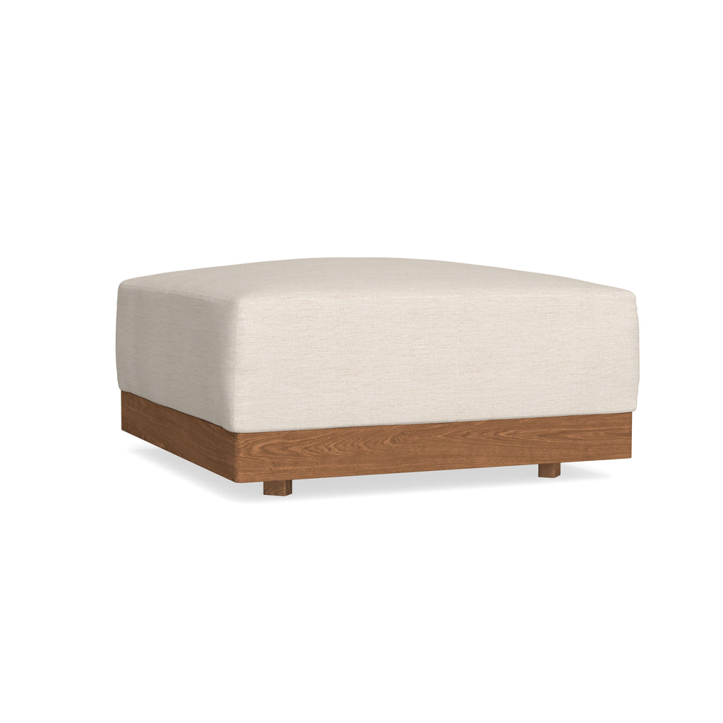 Modular Bondi Espresso Ottoman in Seashell | Classic Blend