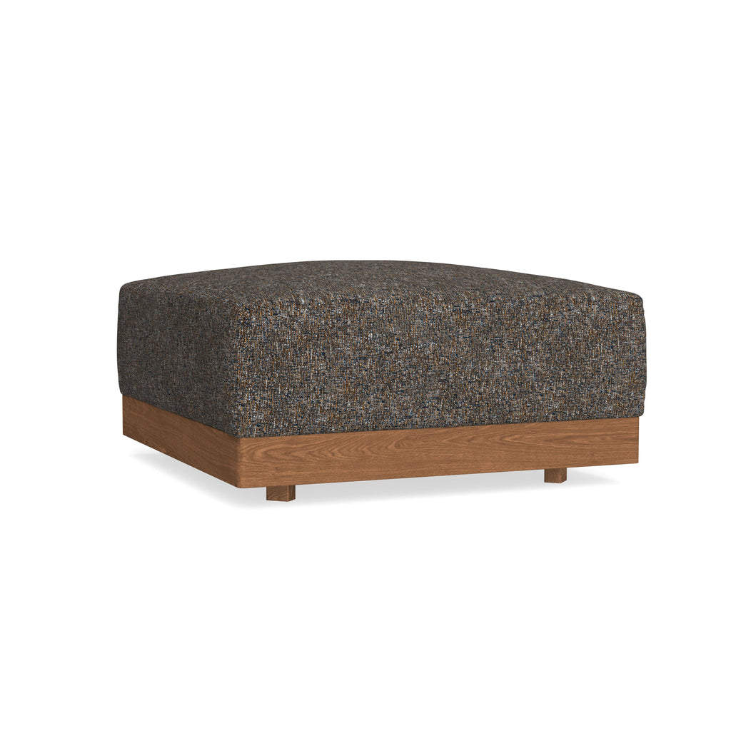 Modular Bondi Espresso Ottoman in Eclipse | Memory Foam Blend