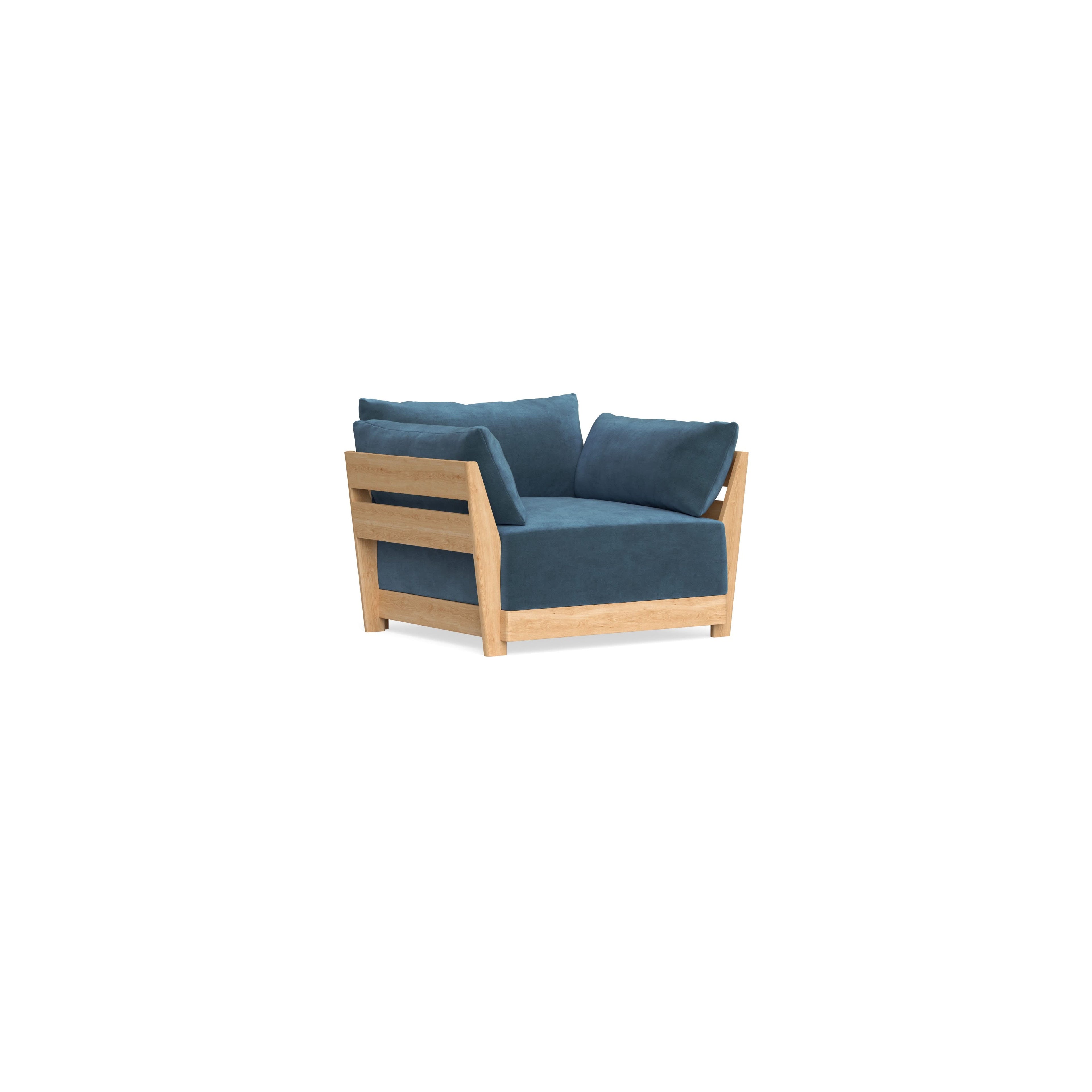 Slipcover Only - Modular Bondi Armchair in Oxford Blue