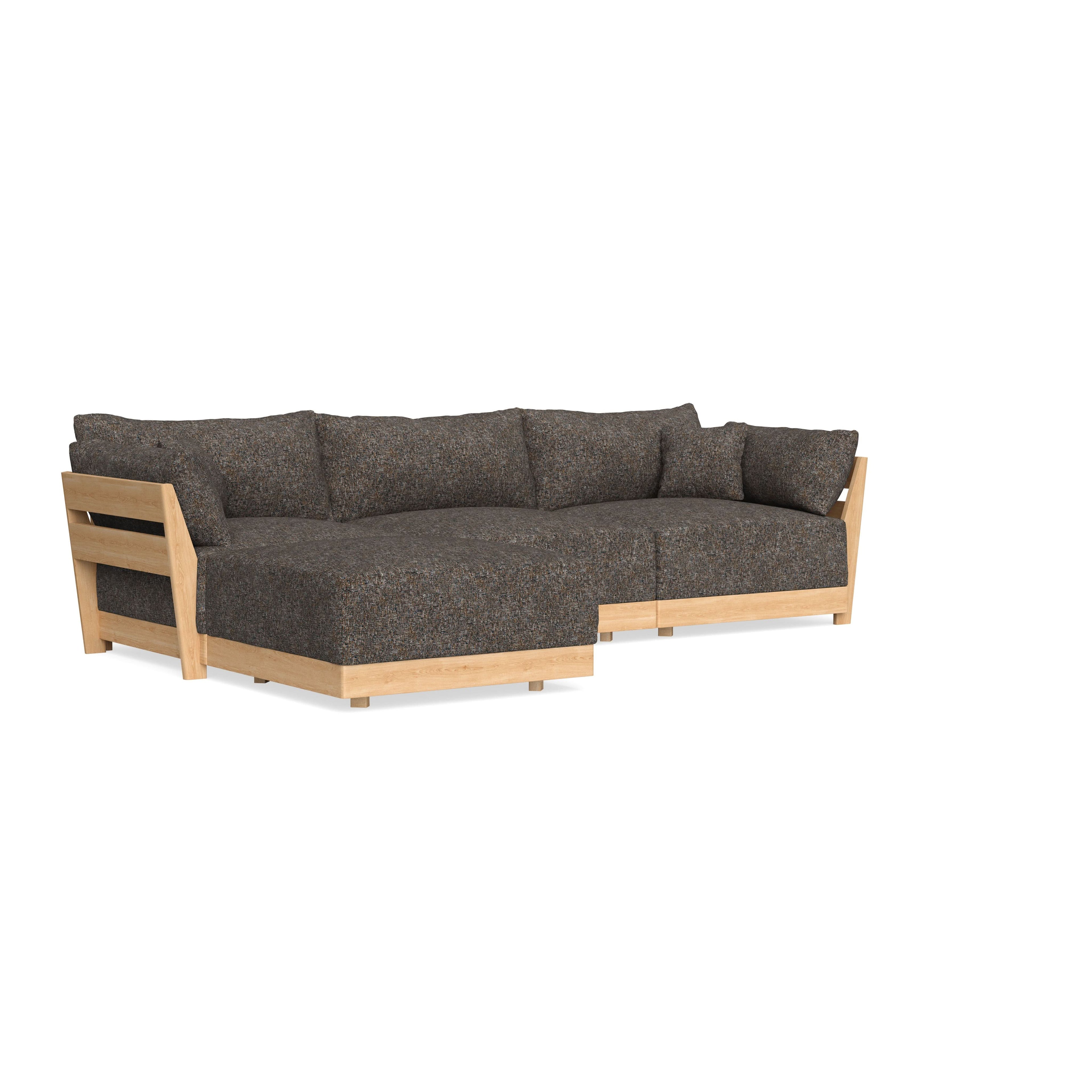 Slipcover Only - Modular Bondi 3-Seater Sectional in Eclipse