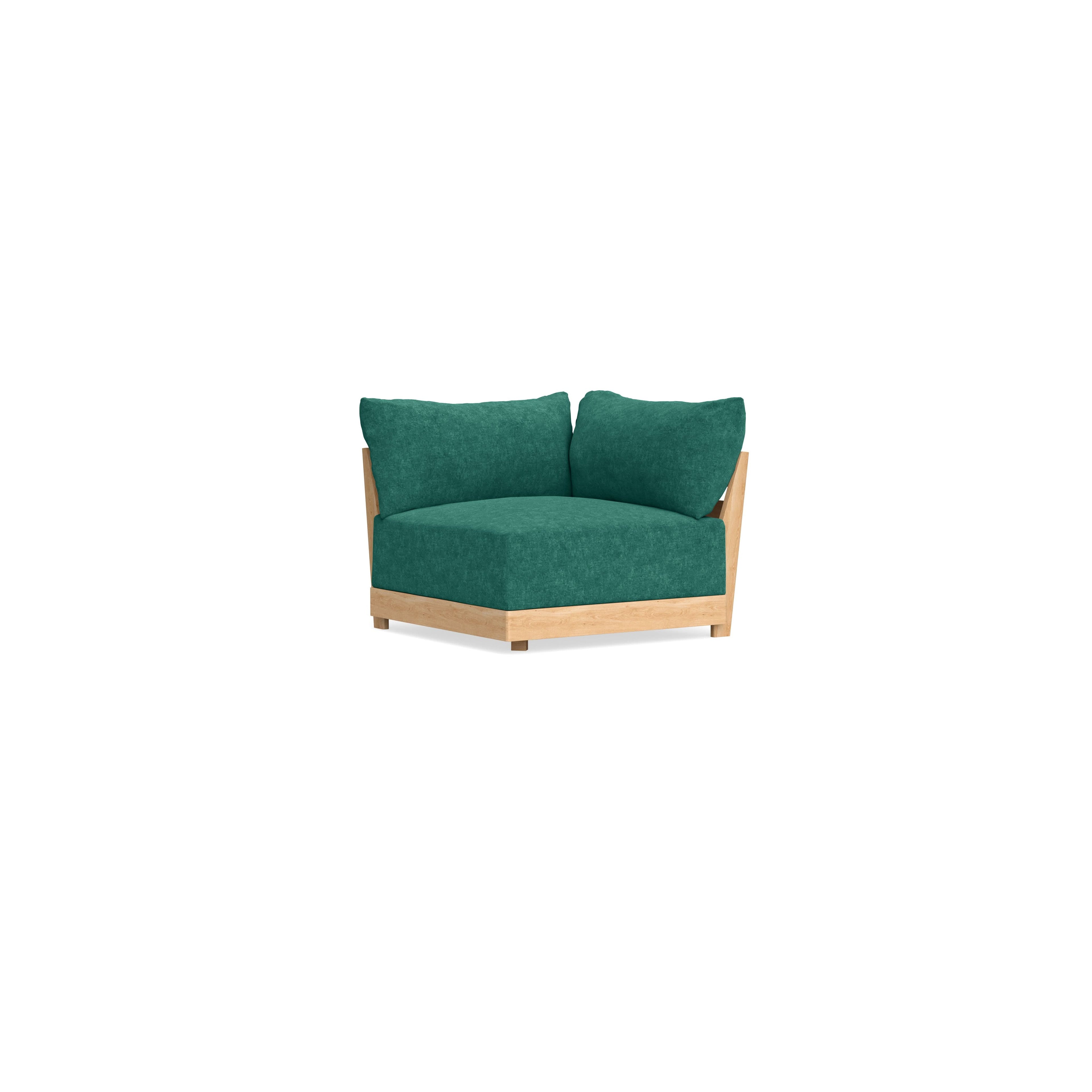 Slipcover Only - Modular Bondi Corner Chair in Jade Green