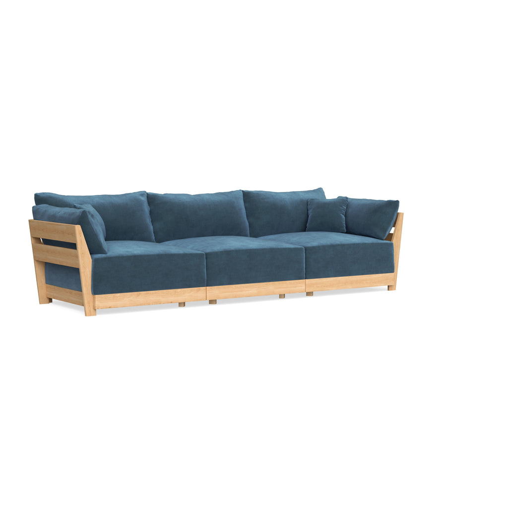 Slipcover Only - Modular Bondi 3-Seater Sofa in Oxford Blue