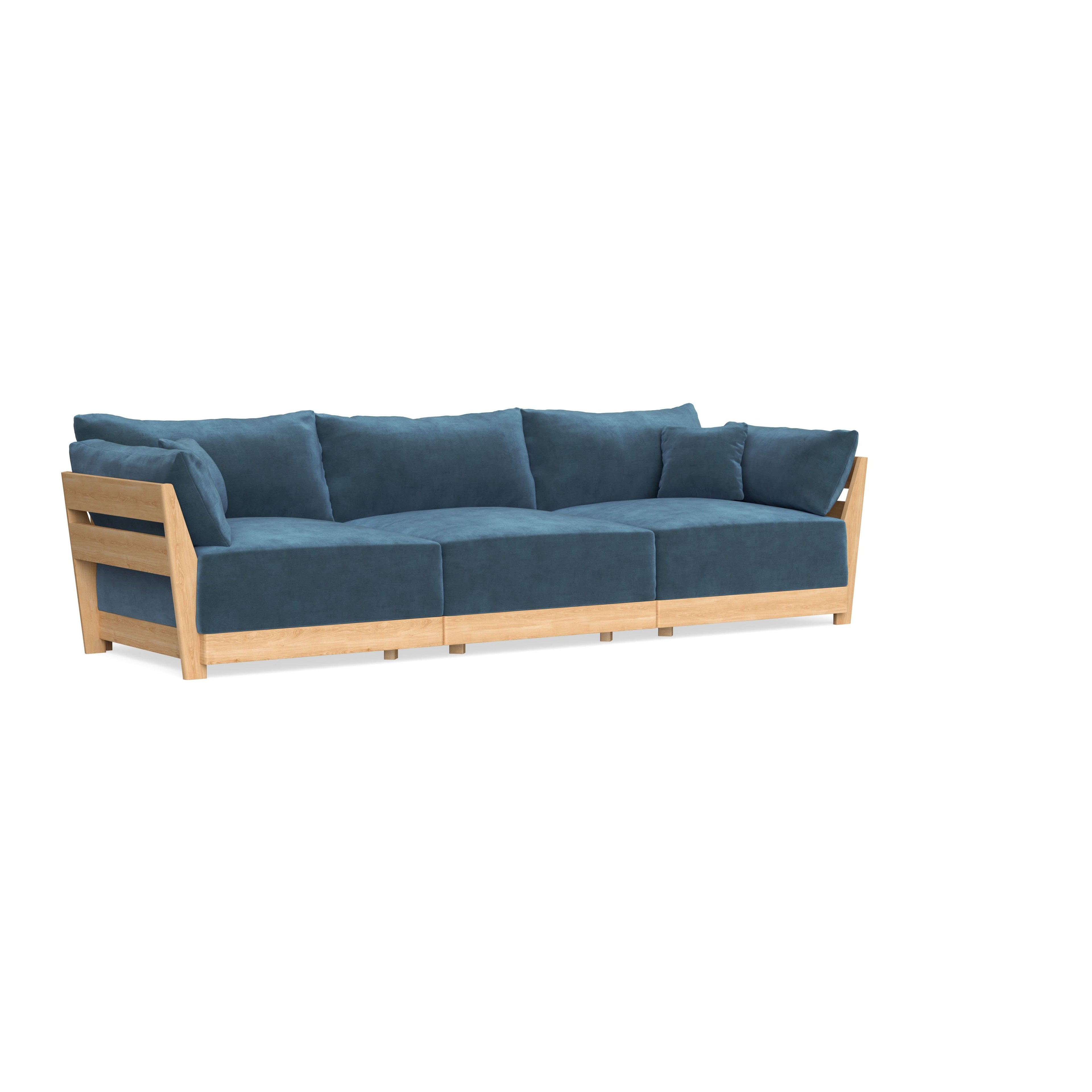 Slipcover Only - Modular Bondi 3-Seater Sofa in Oxford Blue