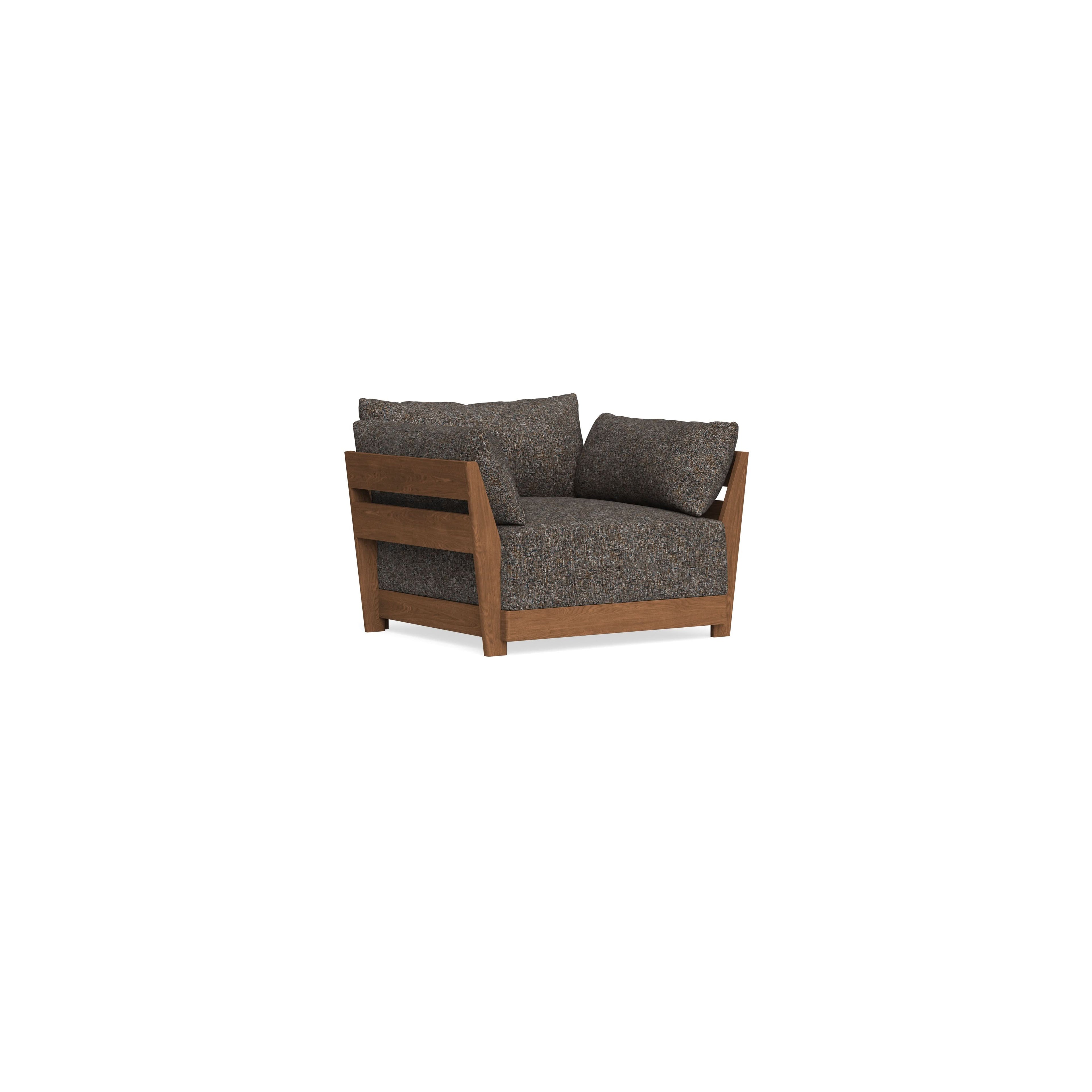 Modular Bondi Espresso Armchair in Eclipse | Classic Blend