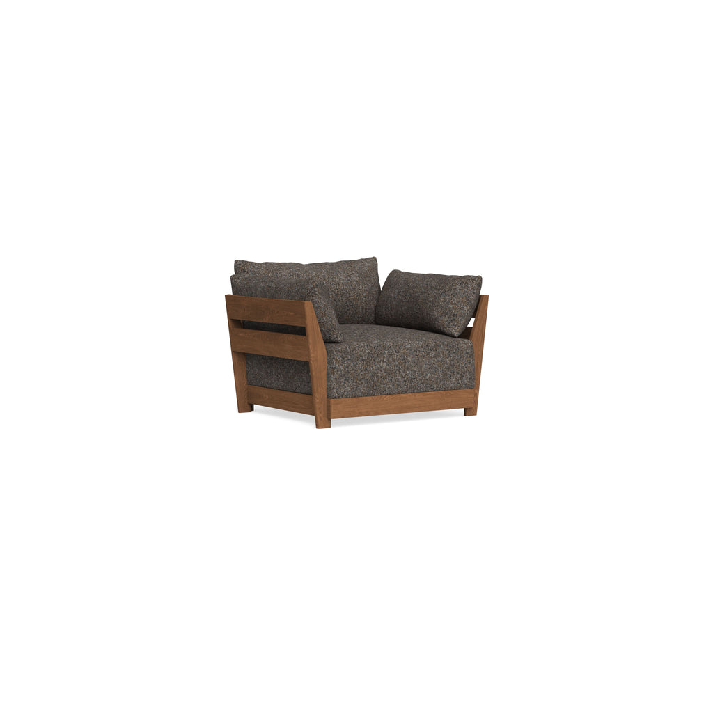 Modular Bondi Espresso Armchair in Eclipse | Memory Foam Blend
