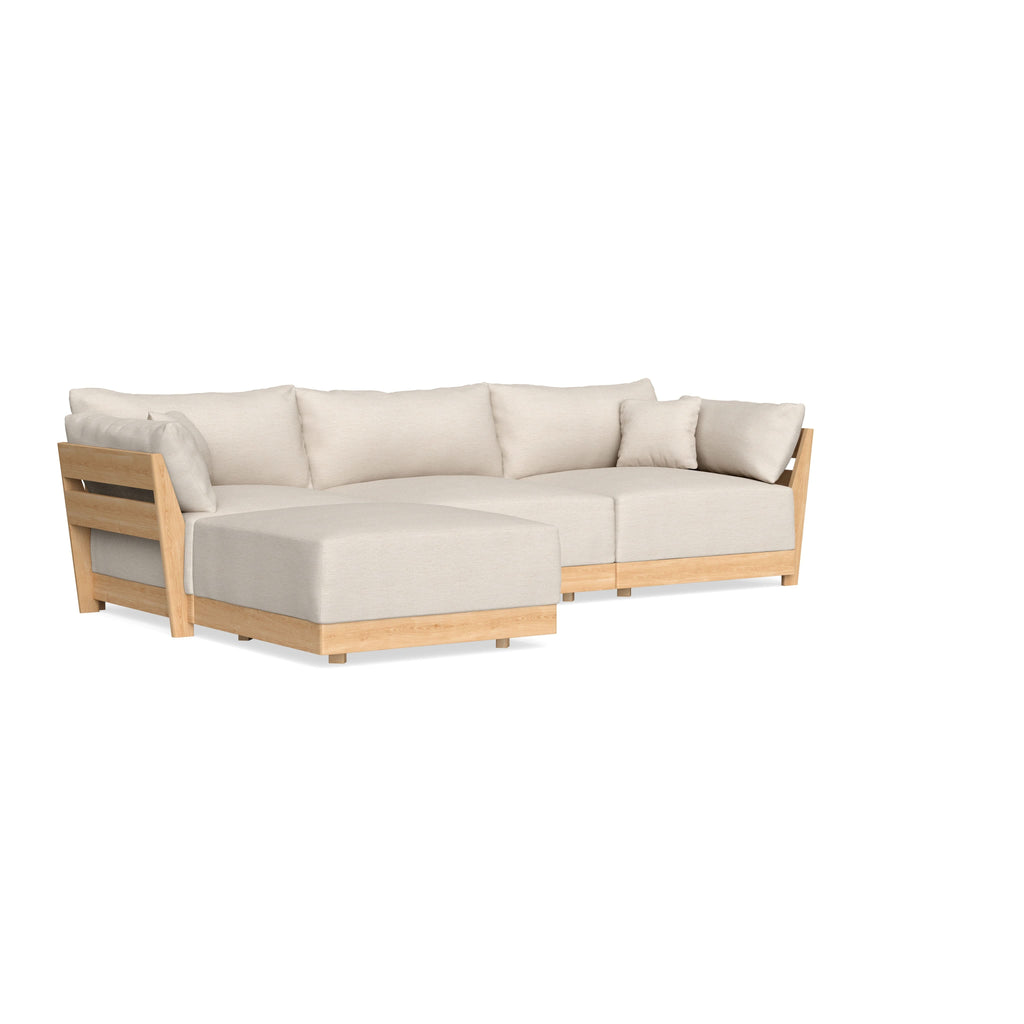 Slipcover Only - Modular Bondi 3-Seater Sectional in Seashell