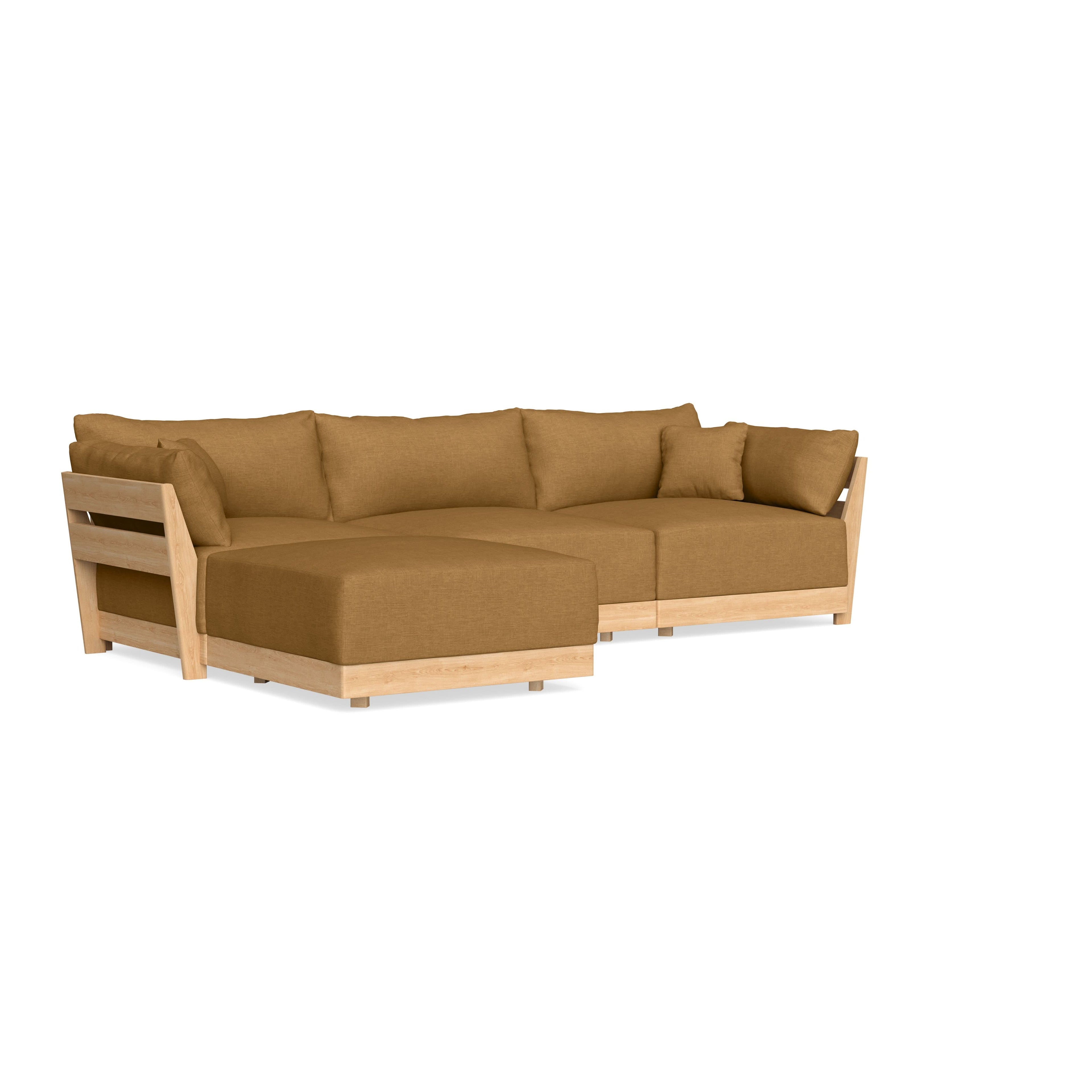 Slipcover Only - Modular Bondi 3-Seater Sectional in Dijon