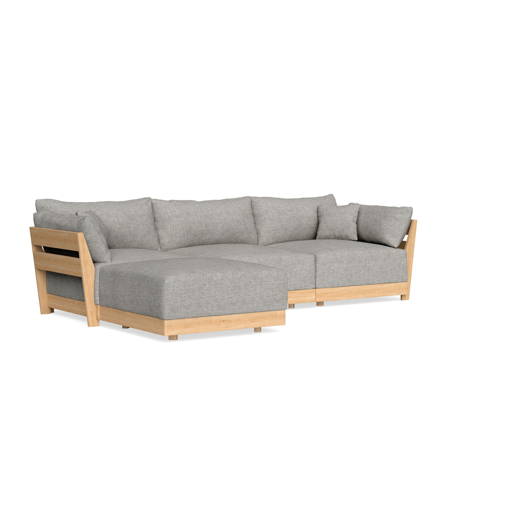 Slipcover Only - Modular Bondi 3-Seater Sectional in Fog