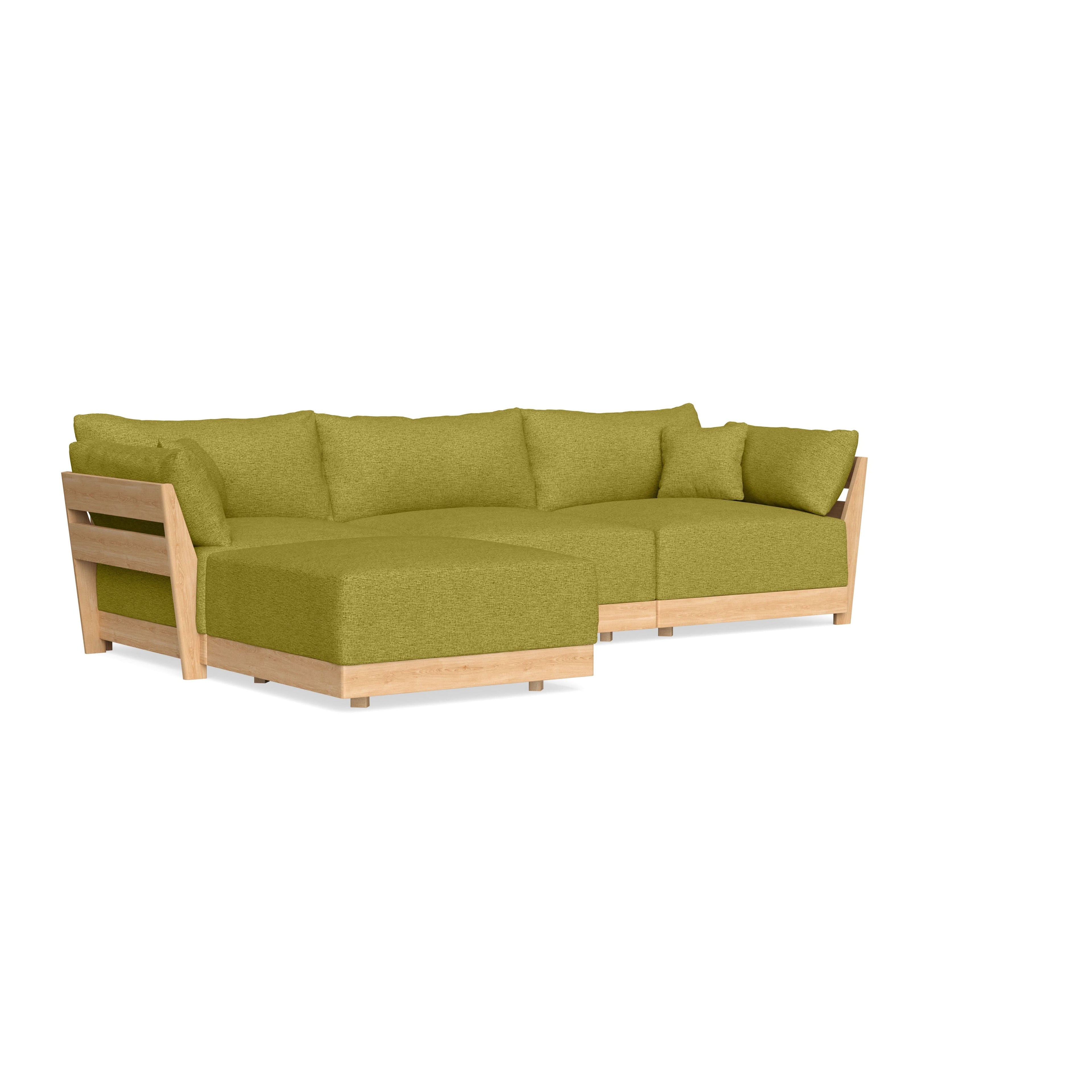 Slipcover Only - Modular Bondi 3-Seater Sectional in Avocado