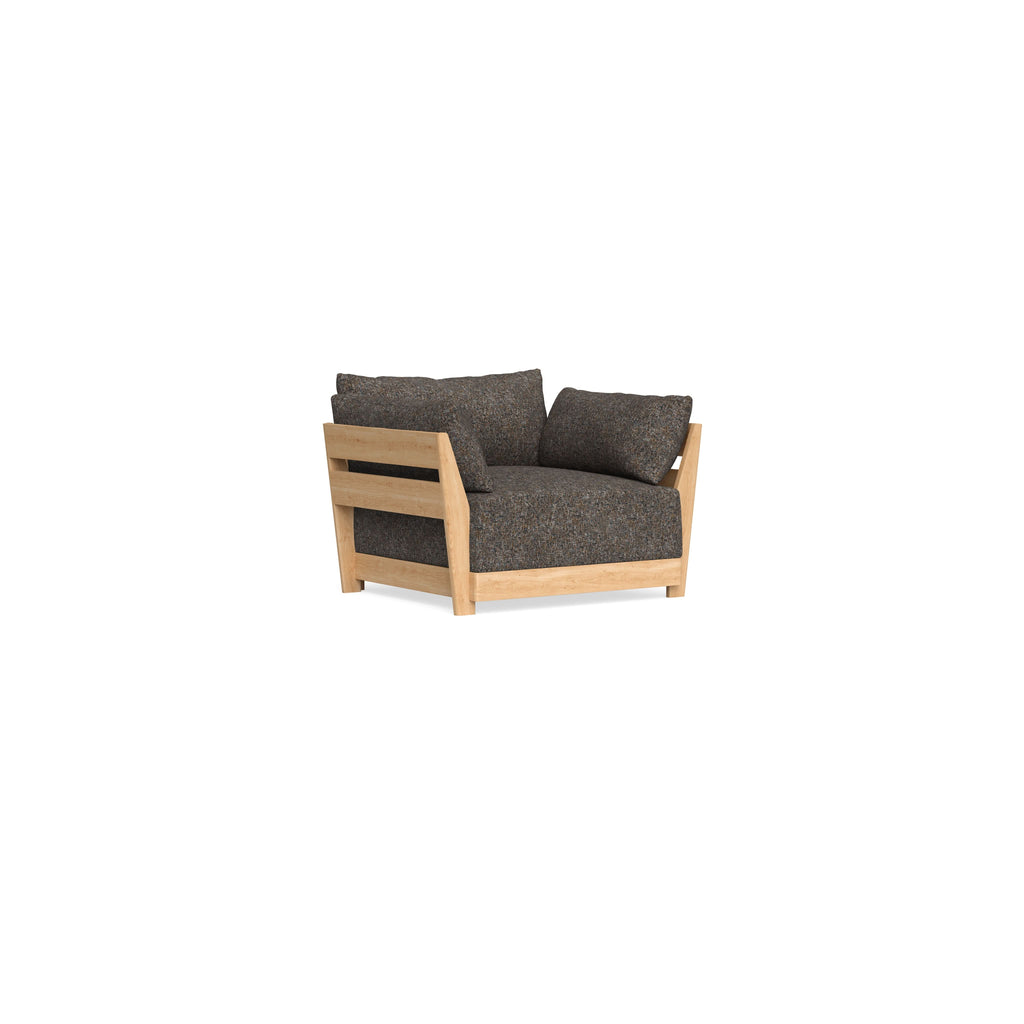 Modular Bondi Latte Armchair in Eclipse | Classic Blend