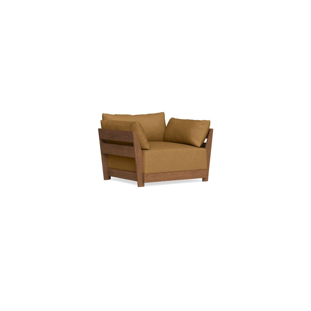 Modular Bondi Espresso Armchair in Dijon | Classic Blend