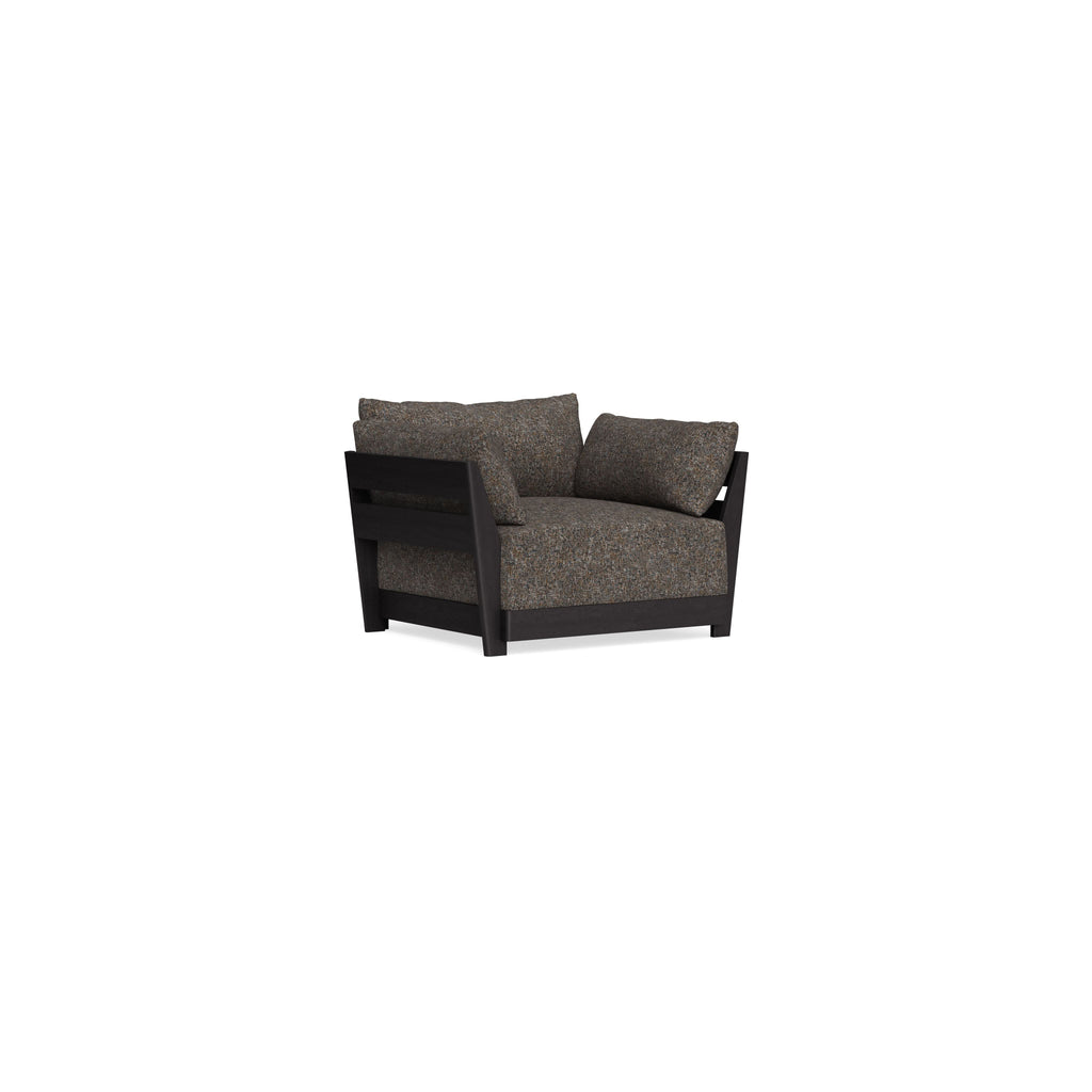 Modular Bondi Black Armchair in Eclipse | Memory Foam Blend