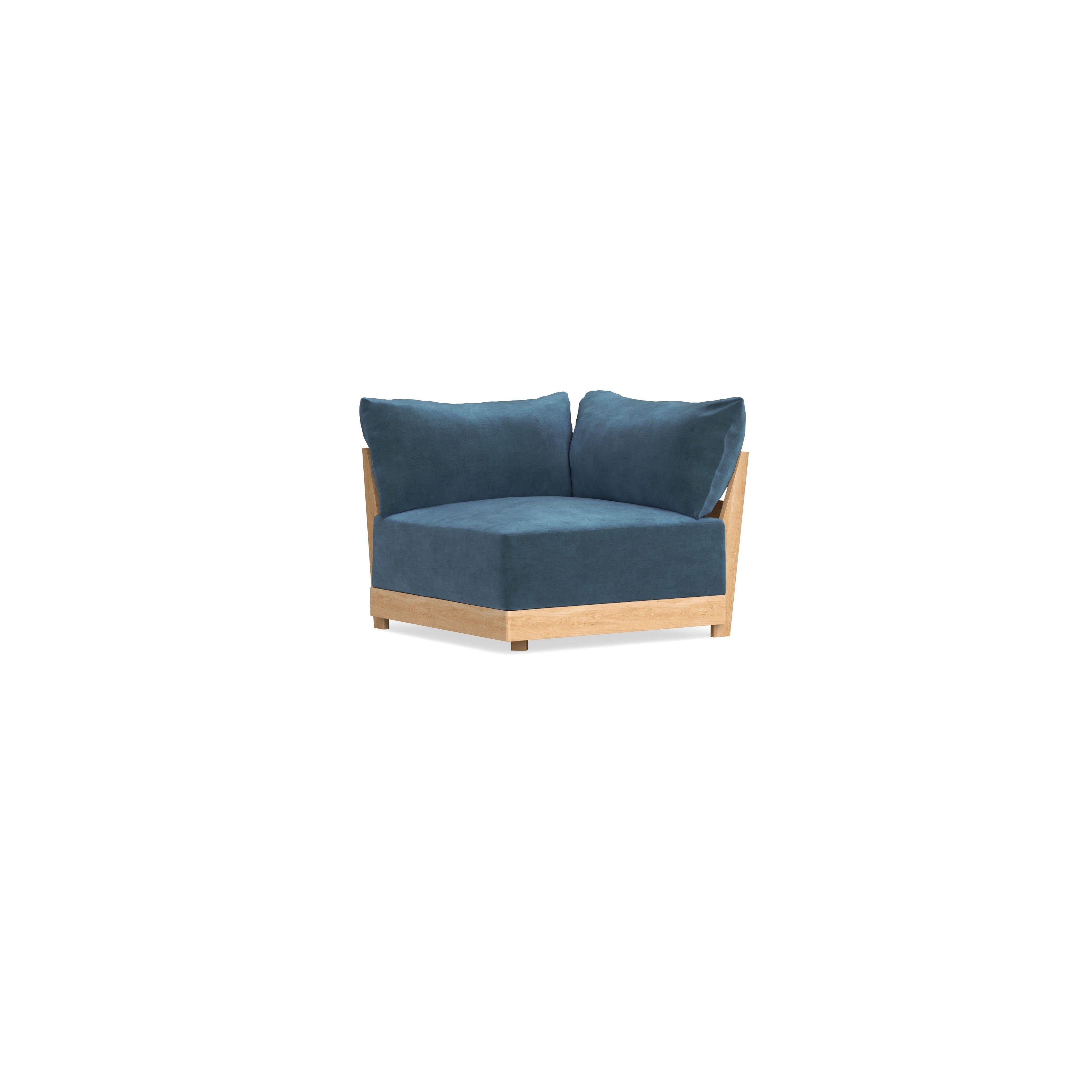 Slipcover Only - Modular Bondi Corner Chair in Oxford Blue