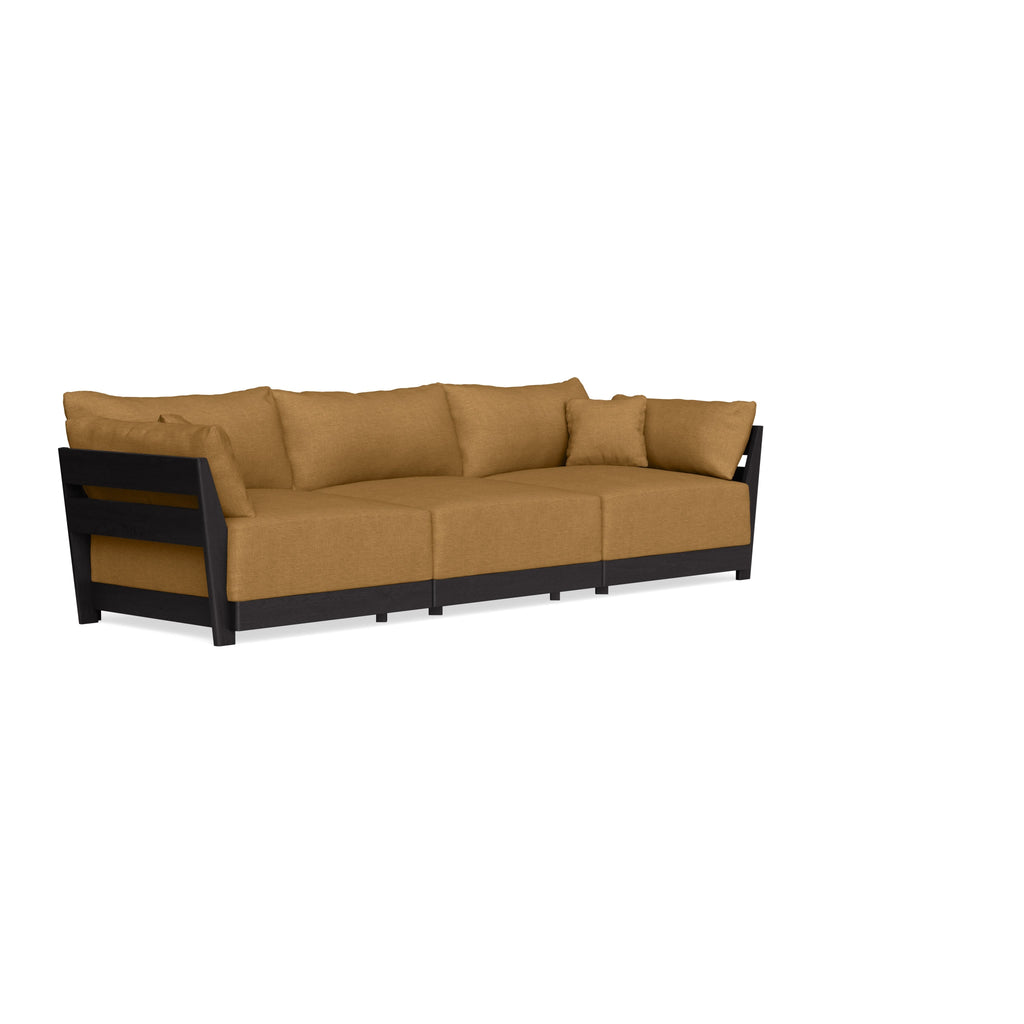 Modular Bondi Black 3-Seater Sofa in Dijon | Classic Blend