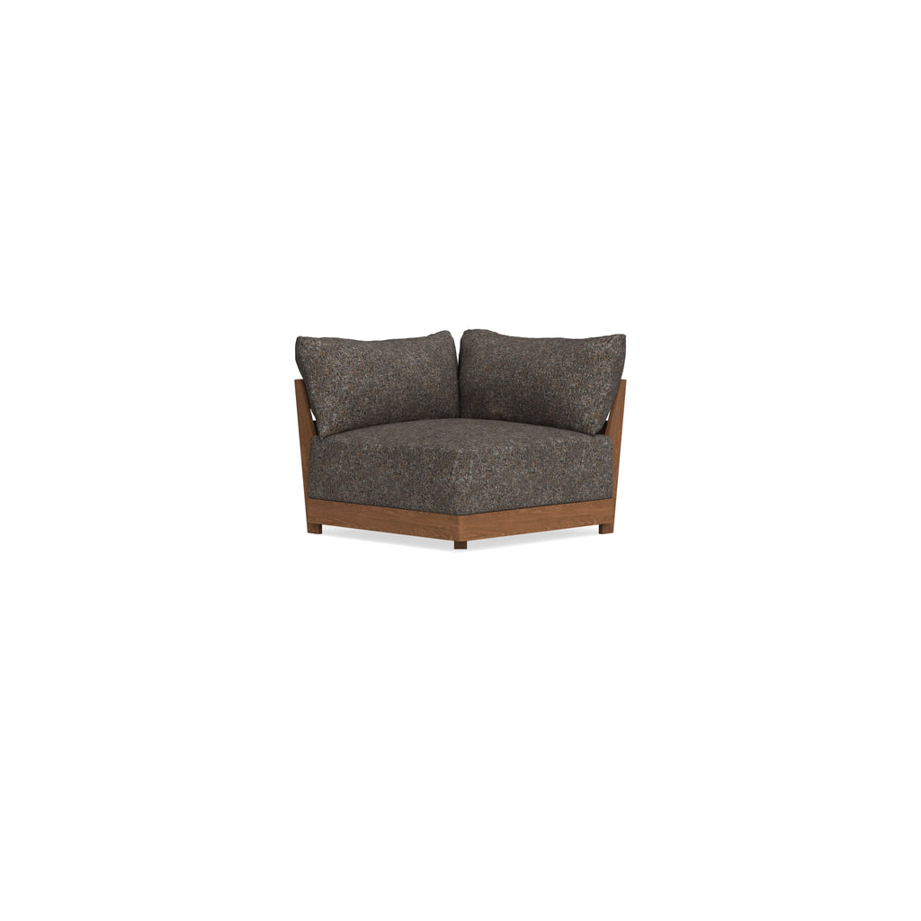 Modular Bondi Espresso Corner Chair in Eclipse | Classic Blend