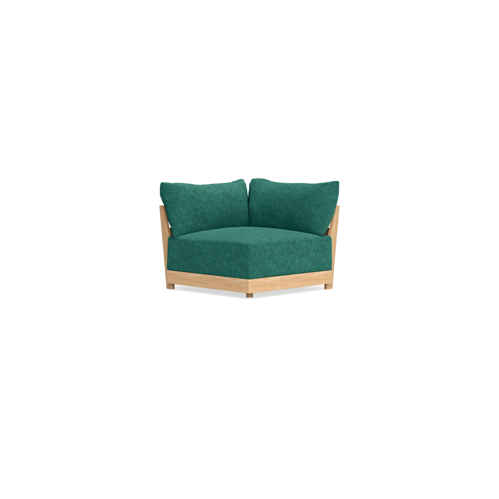Slipcover Only - Modular Bondi Corner Chair in Jade Green