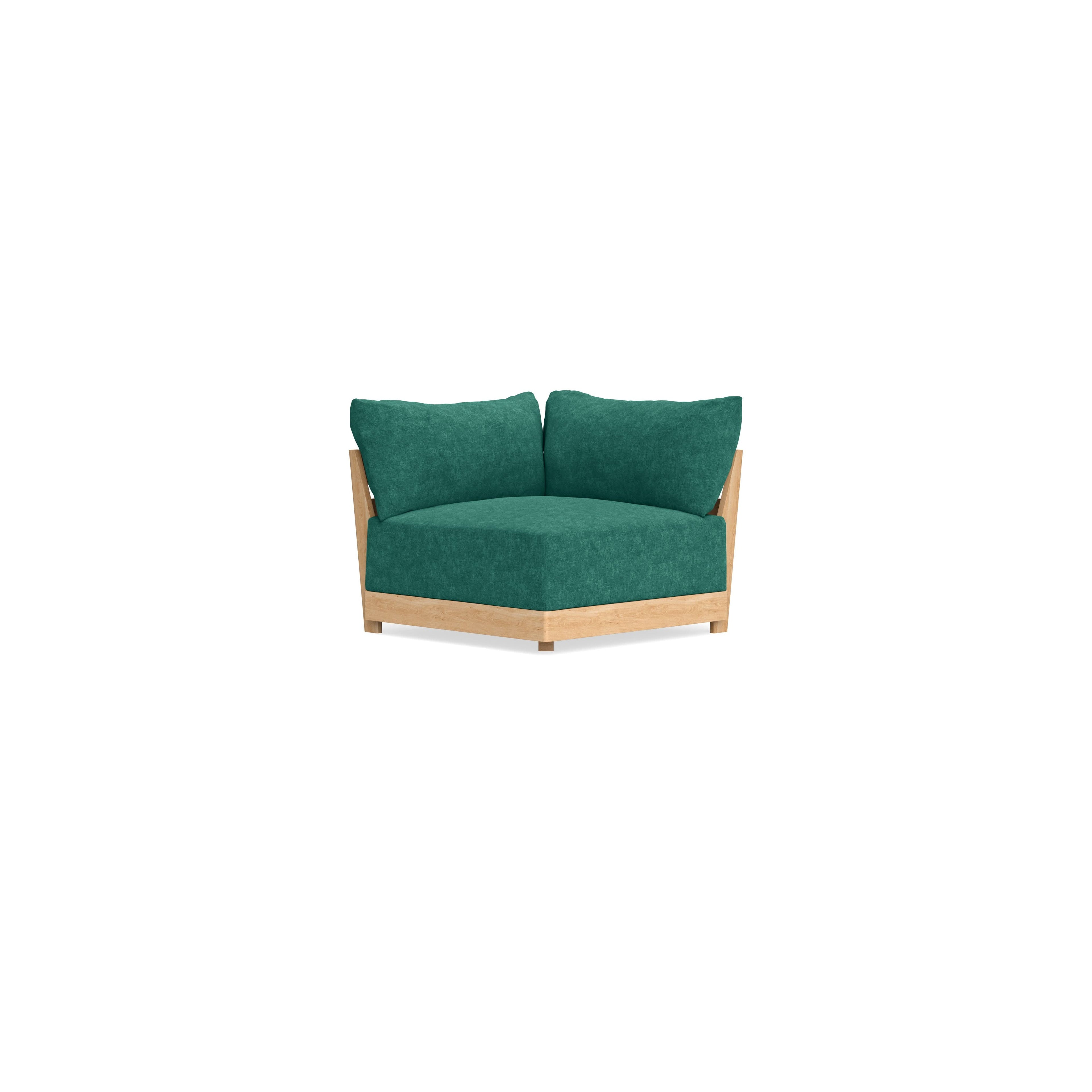 Slipcover Only - Modular Bondi Corner Chair in Jade Green