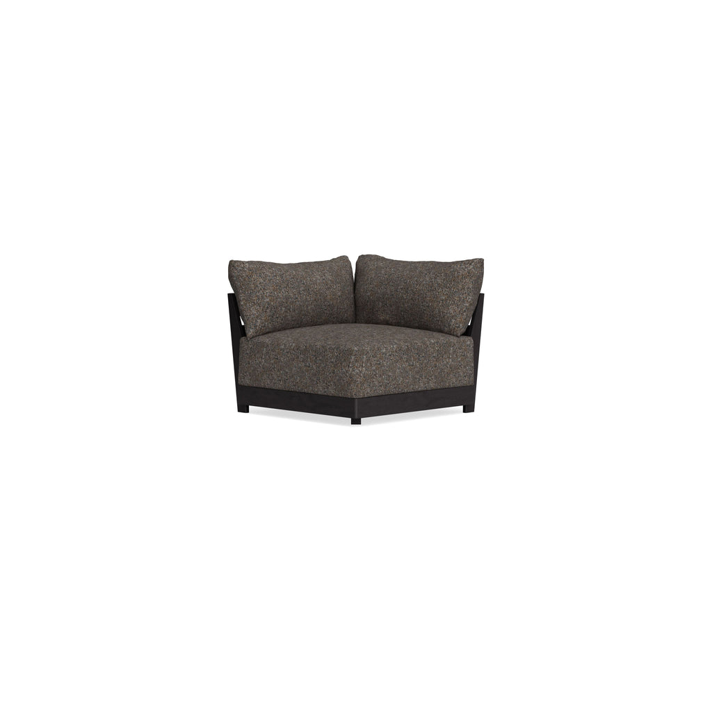 Modular Bondi Black Corner Chair in Eclipse | Classic Blend