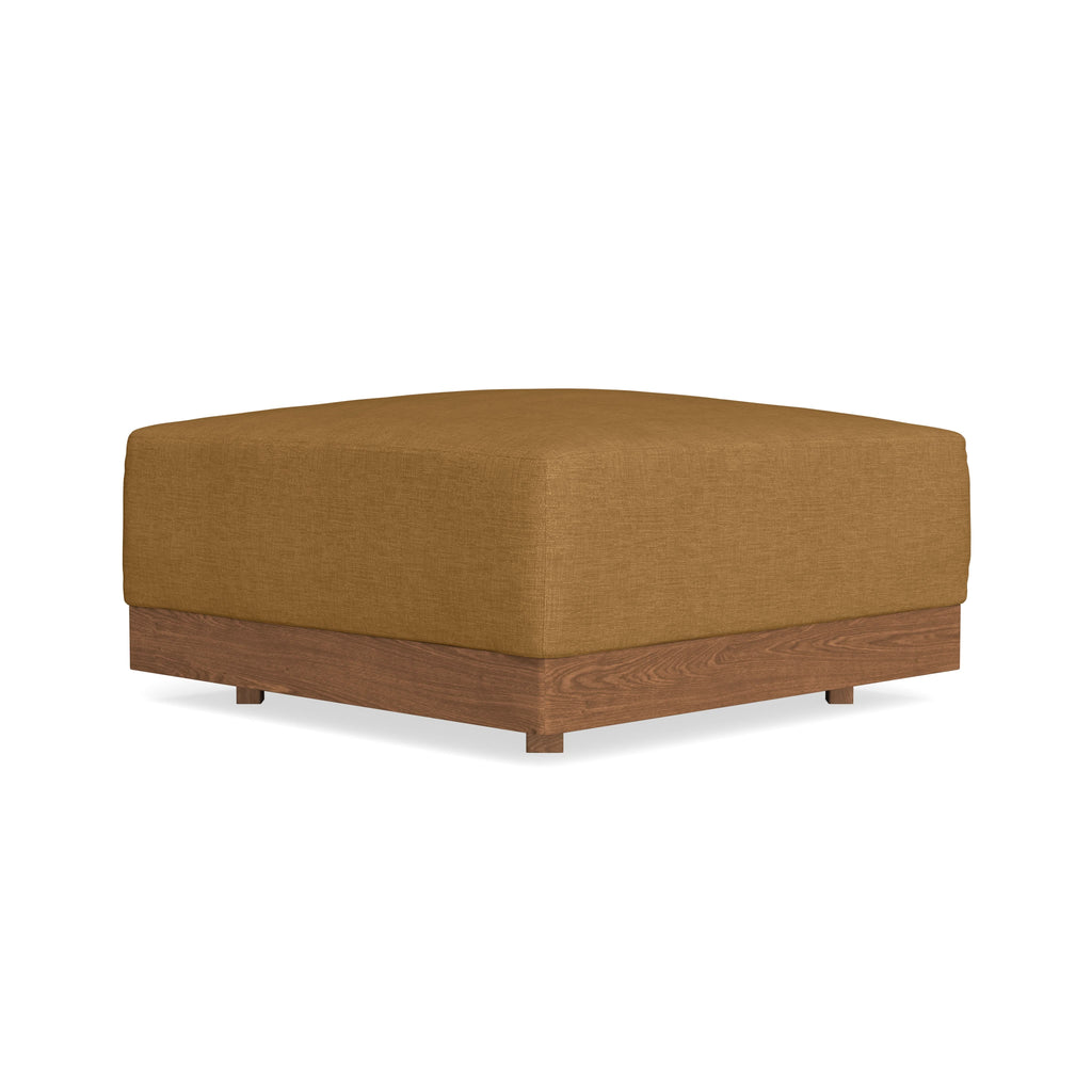 Modular Bondi Espresso Ottoman in Dijon | Memory Foam Blend