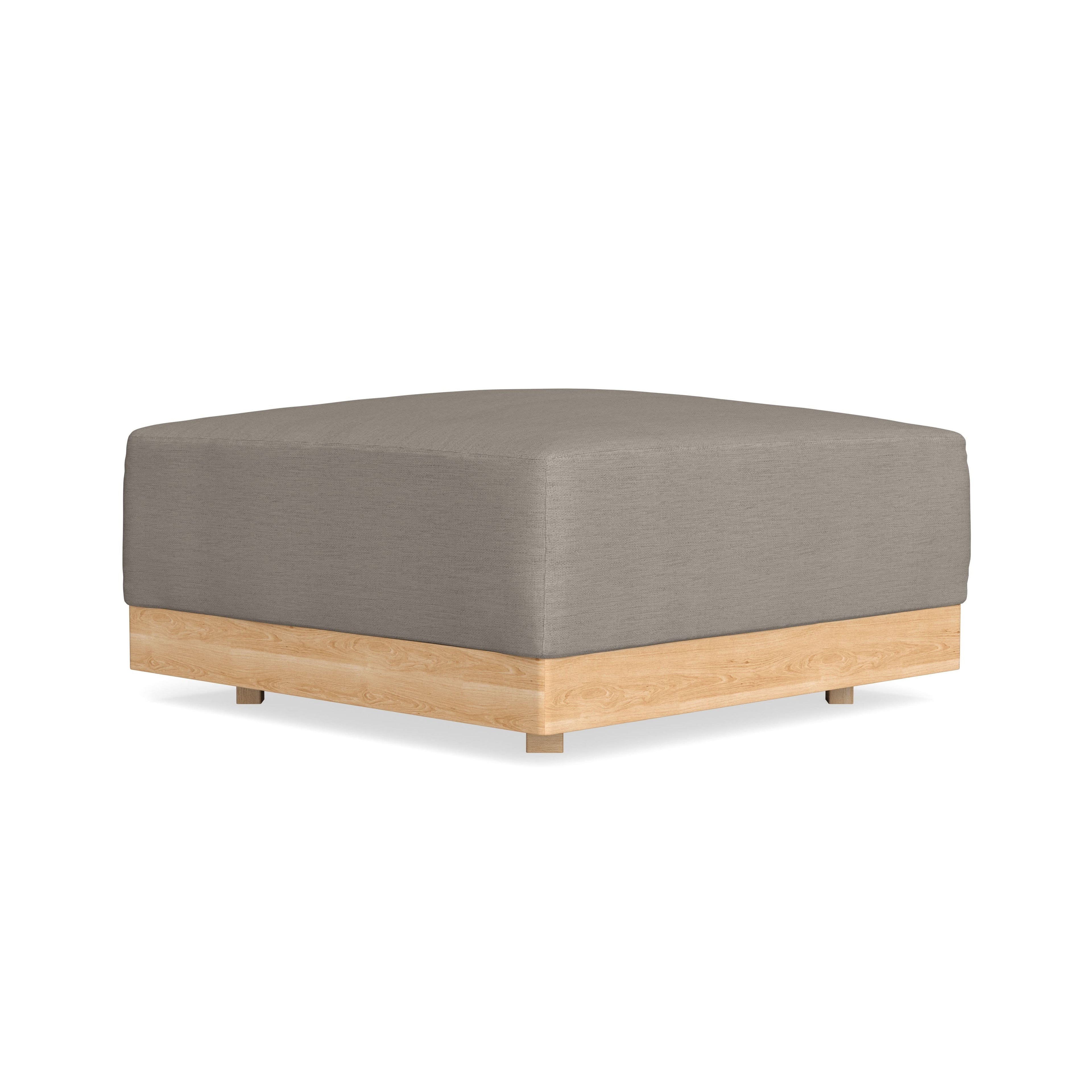 Slipcover Only - Modular Bondi Ottoman in Cinder Gray