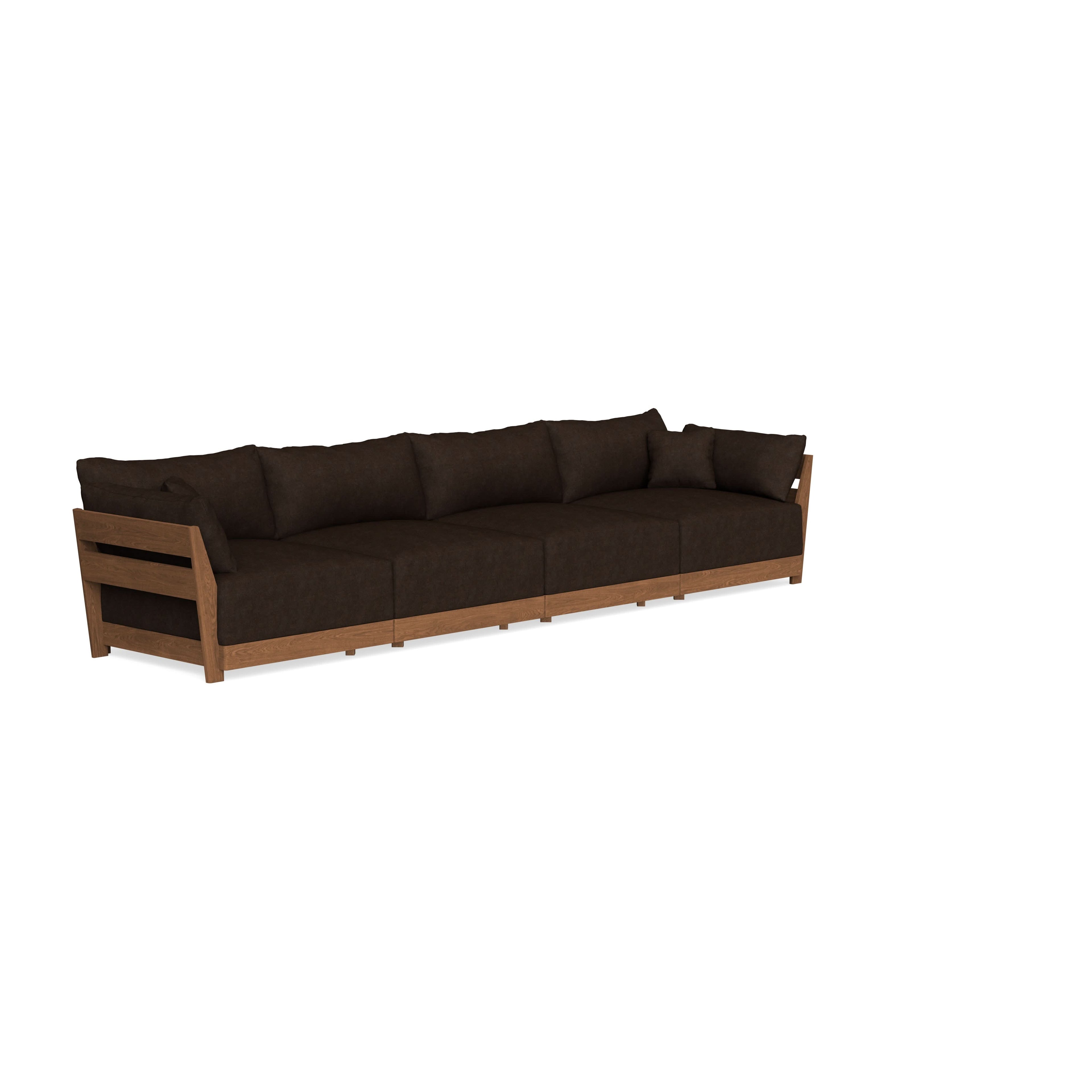 Modular Bondi Espresso 4-Seater Sofa in Espresso | Classic Blend