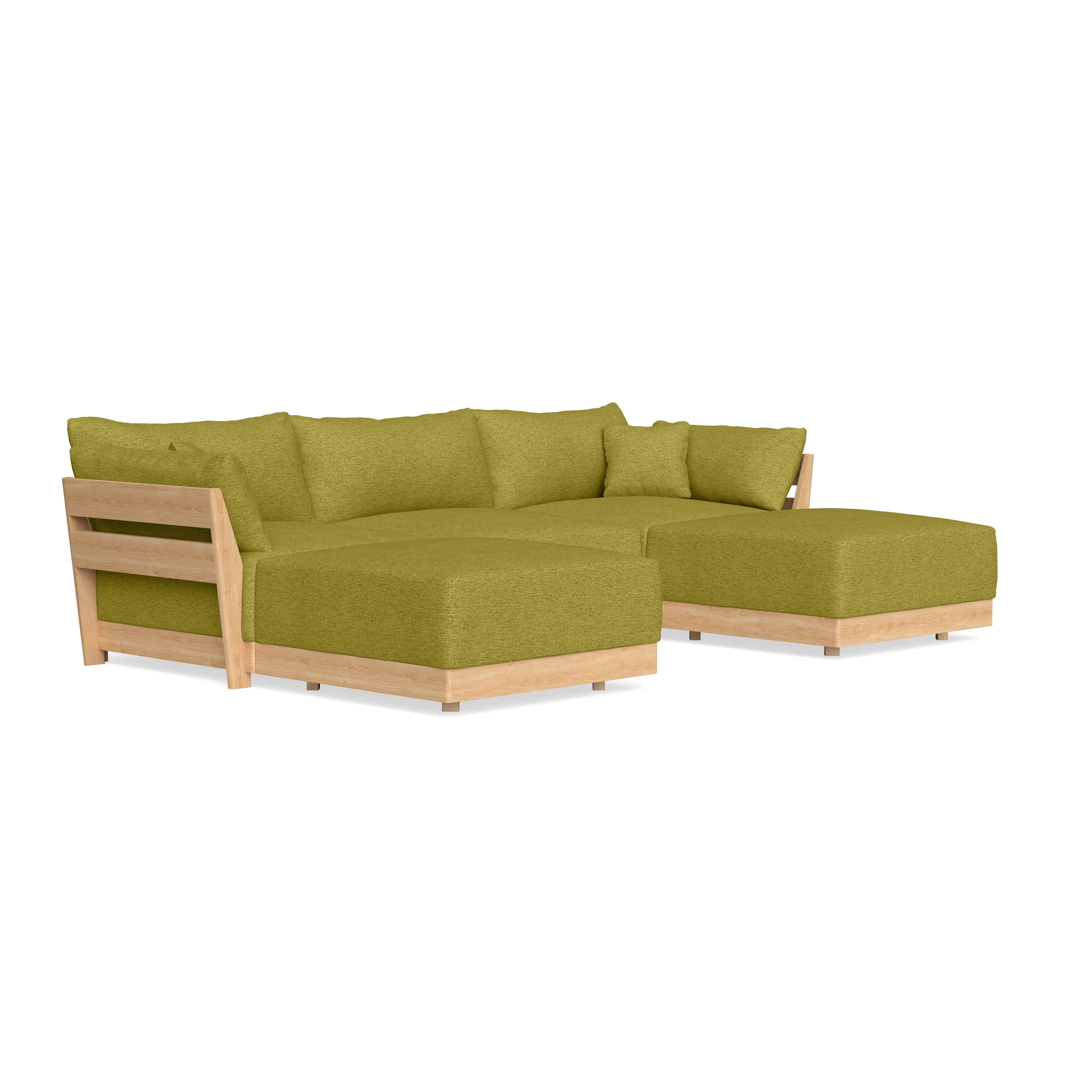 Slipcover Only - Modular Bondi 3-Seater U-Sectional in Avocado