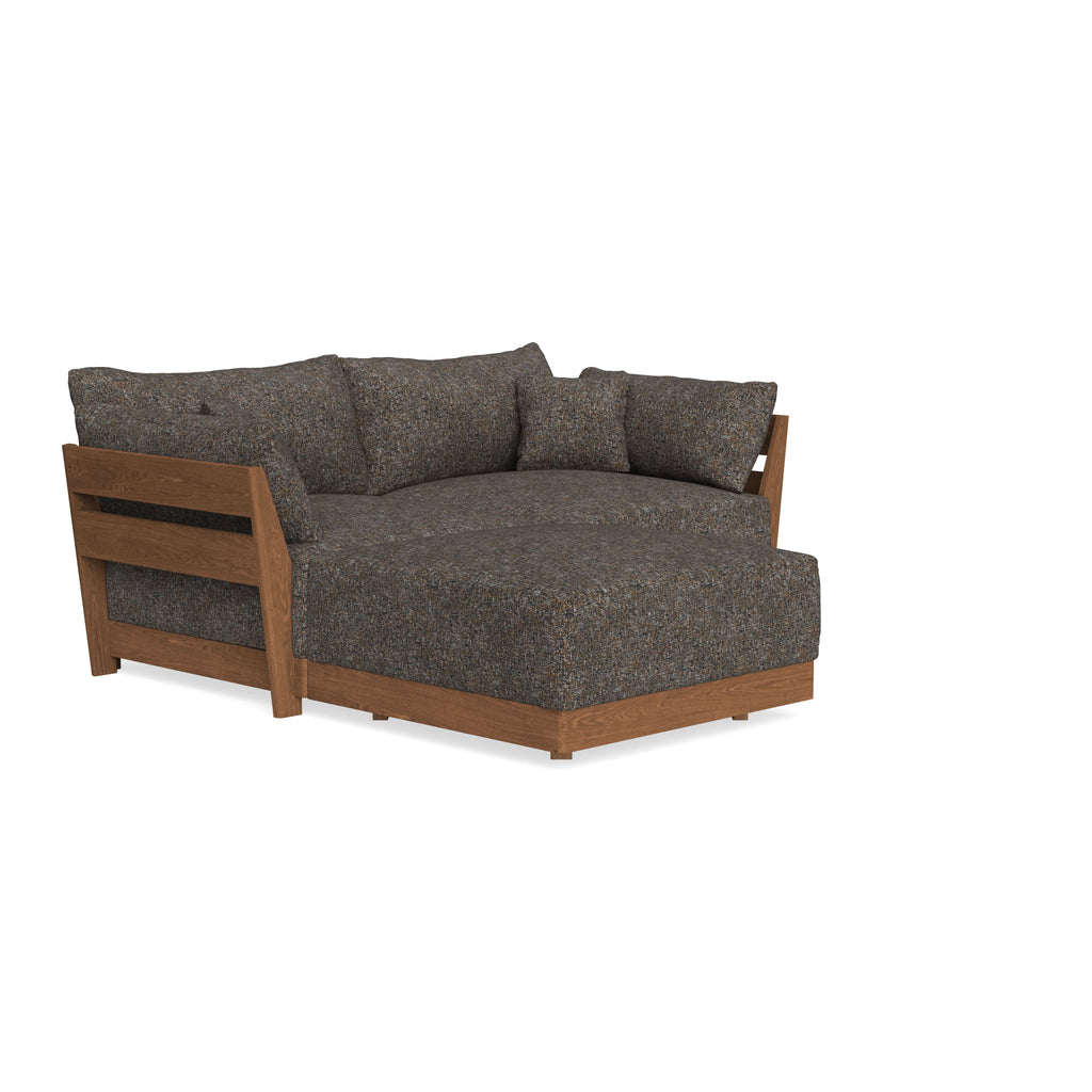 Modular Bondi Espresso 2-Seater Sectional in Eclipse | Classic Blend