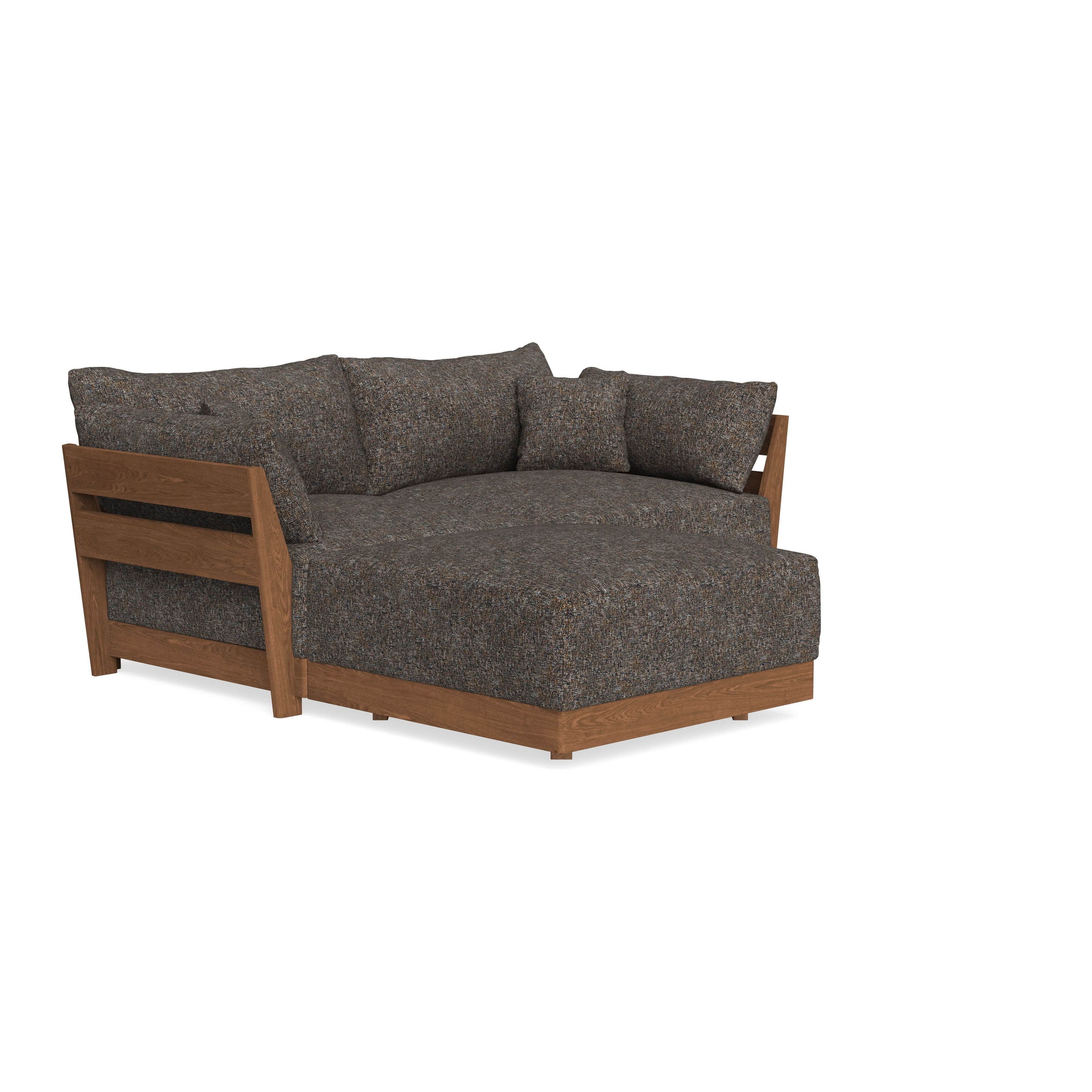 Modular Bondi Espresso 2-Seater Sectional in Eclipse | Classic Blend