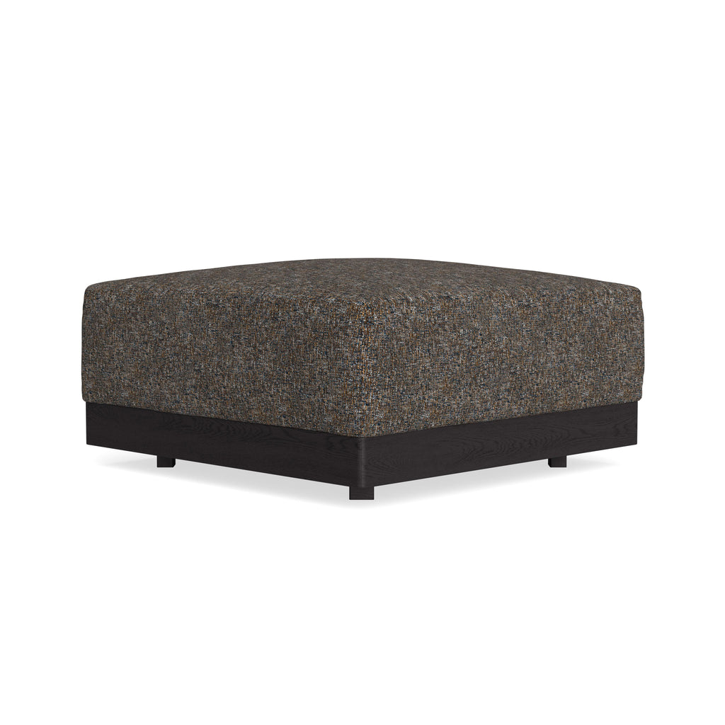Modular Bondi Black Ottoman in Eclipse | Memory Foam Blend