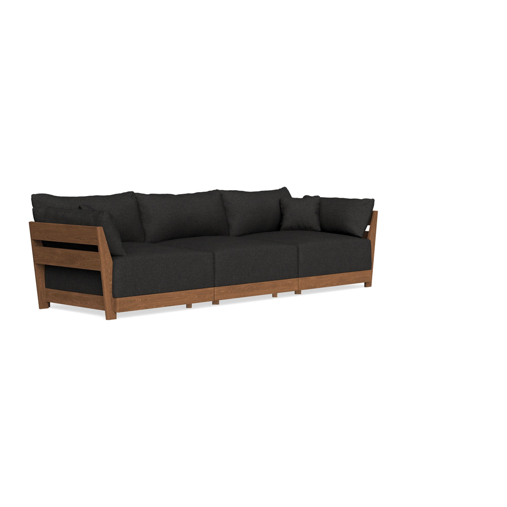Modular Bondi Espresso 3-Seater Sofa in Peppercorn | Classic Blend