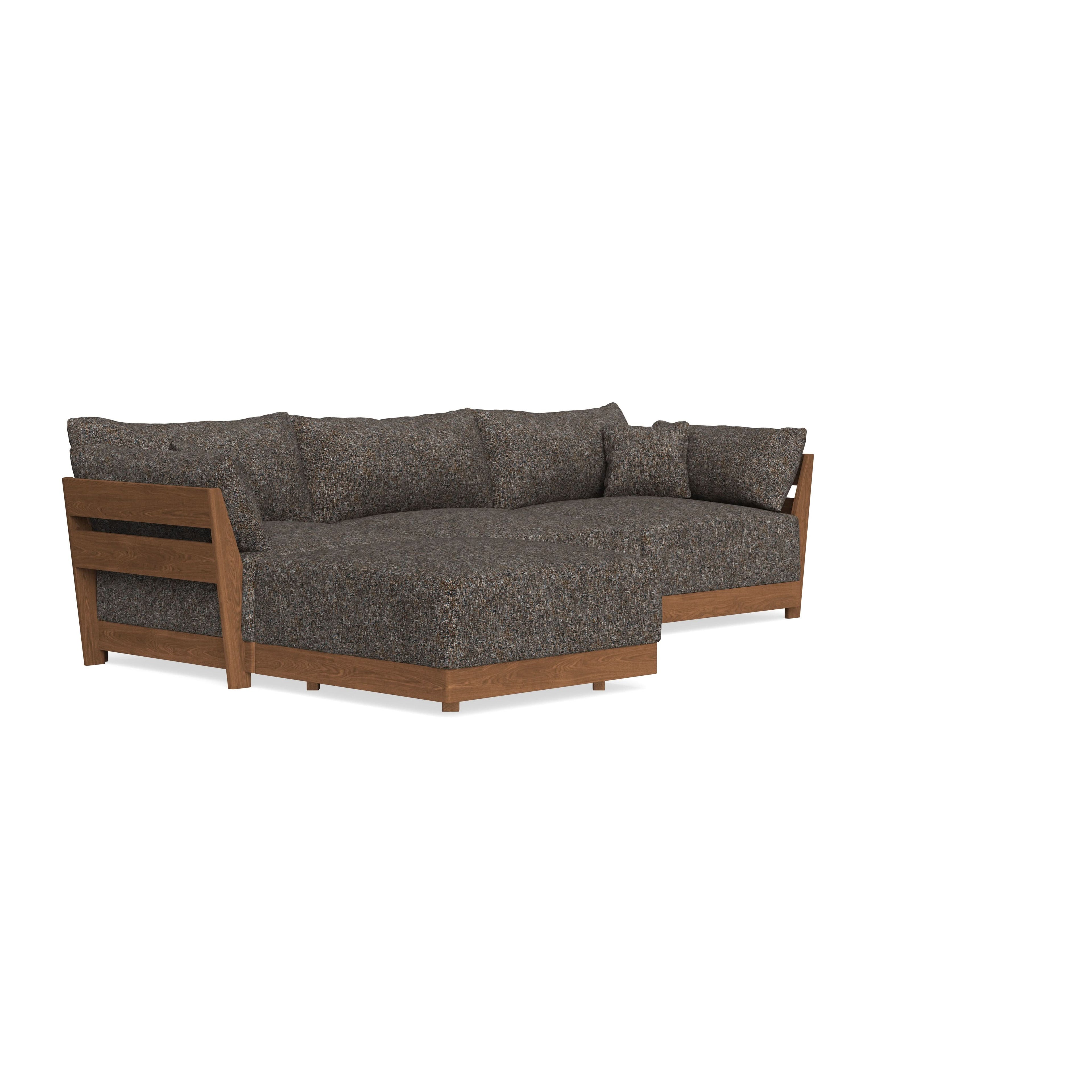Modular Bondi Espresso 3-Seater Sectional in Eclipse | Classic Blend