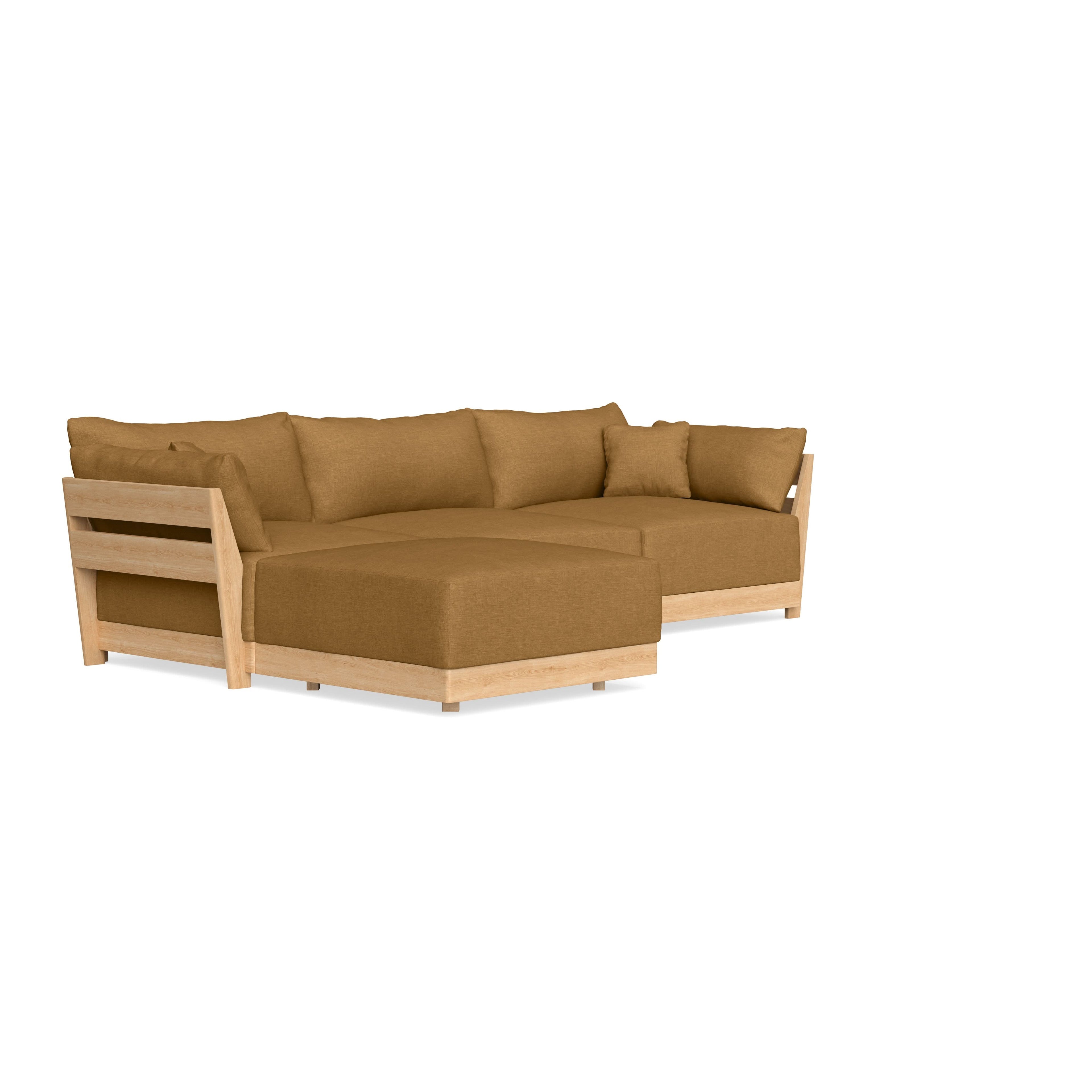 Slipcover Only - Modular Bondi 3-Seater Sectional in Dijon