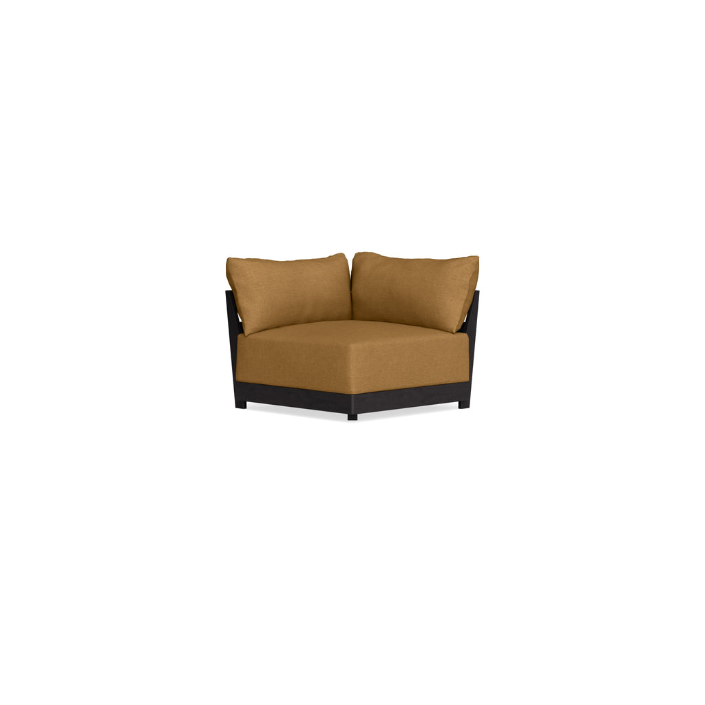 Modular Bondi Black Corner Chair in Dijon | Classic Blend