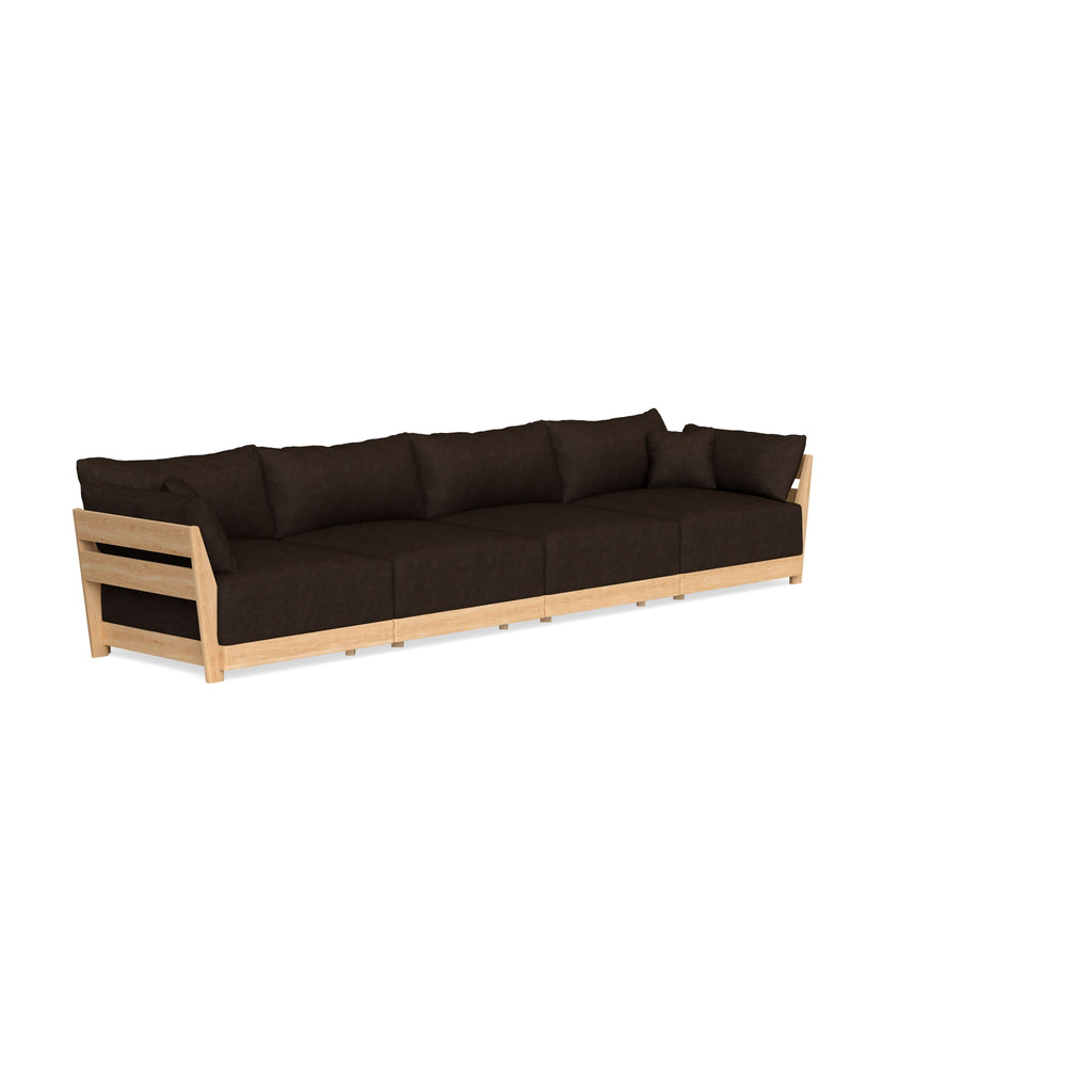 Slipcover Only - Modular Bondi 4-Seater Sofa in Espresso