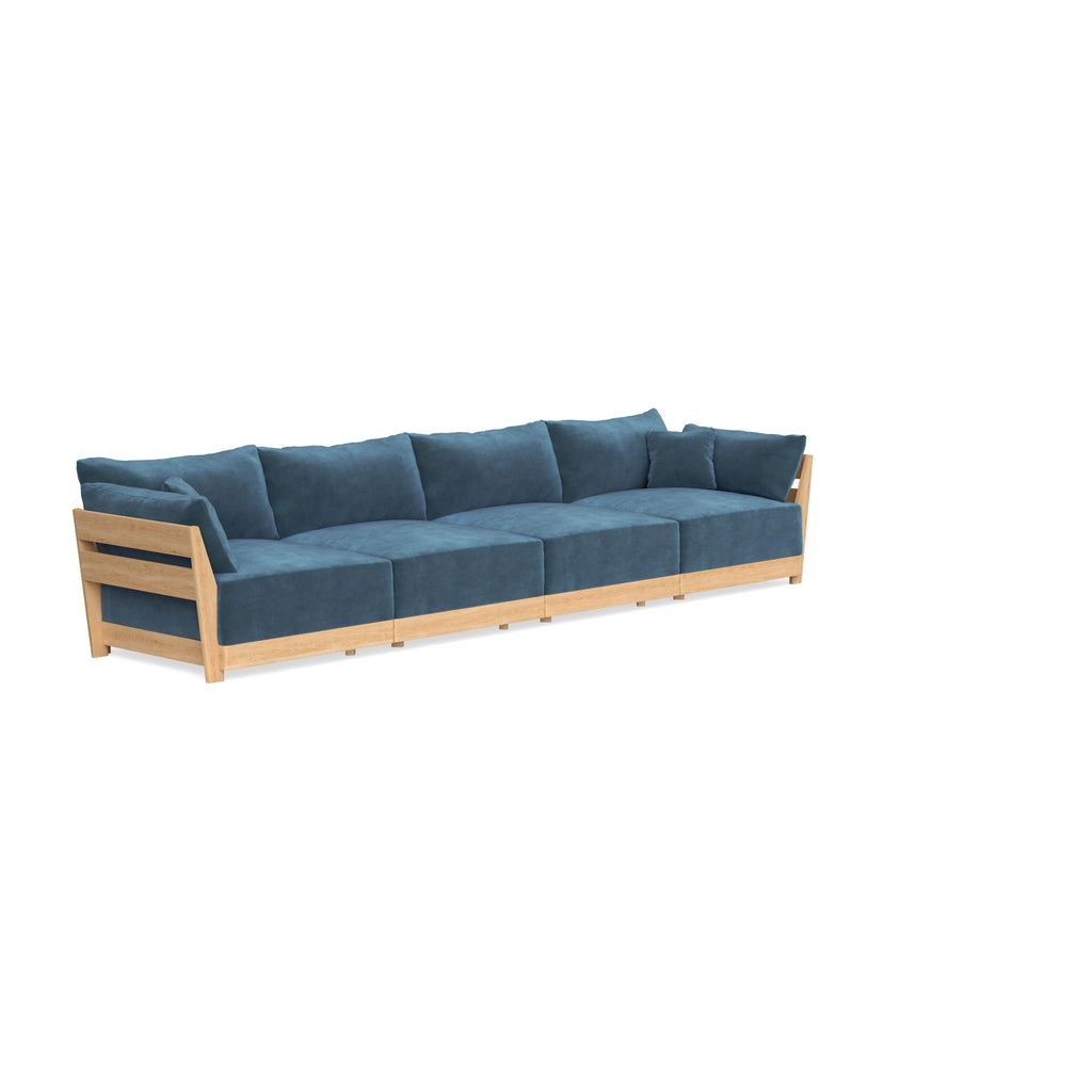 Slipcover Only - Modular Bondi 4-Seater Sofa in Oxford Blue