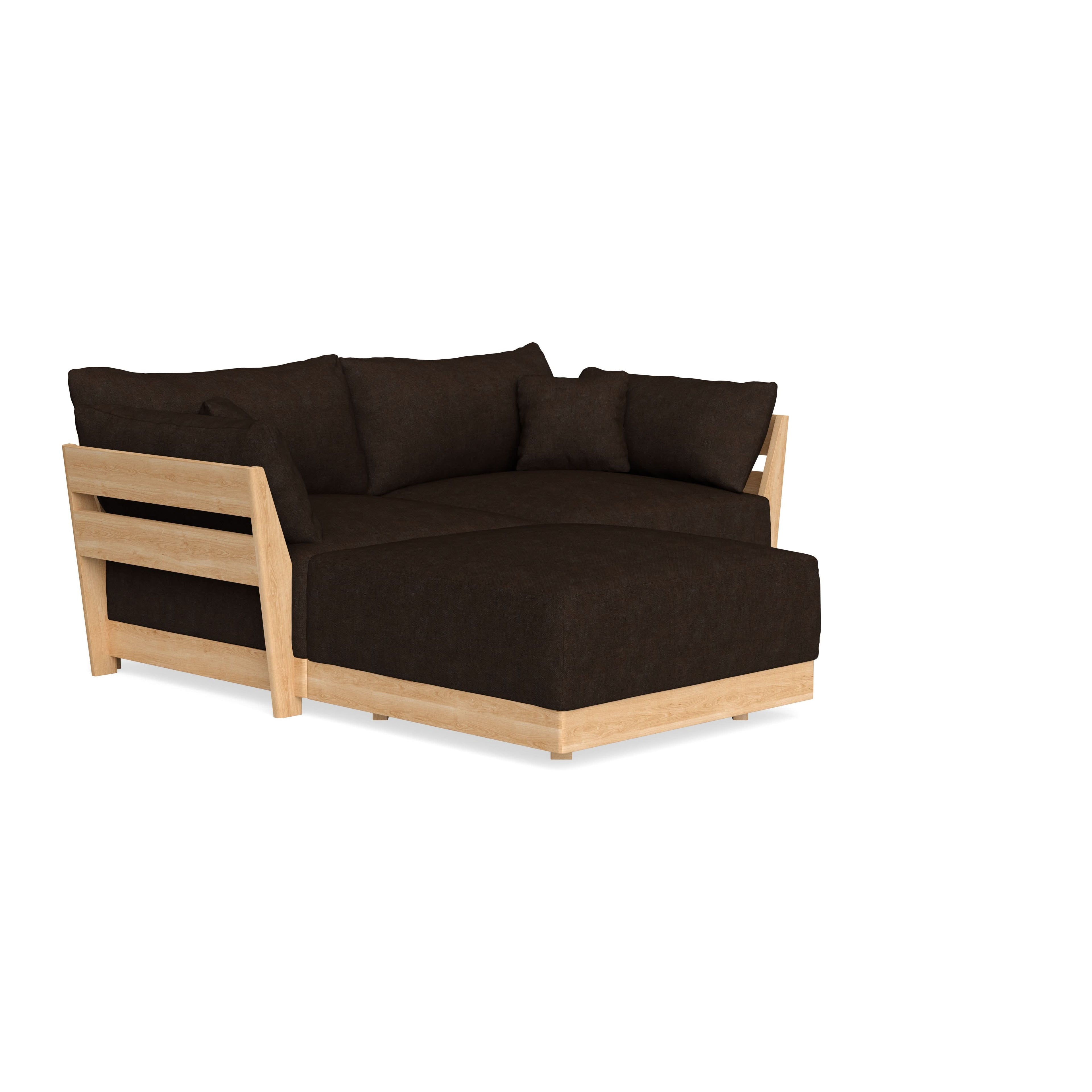 Slipcover Only - Modular Bondi 2-Seater Sectional in Espresso