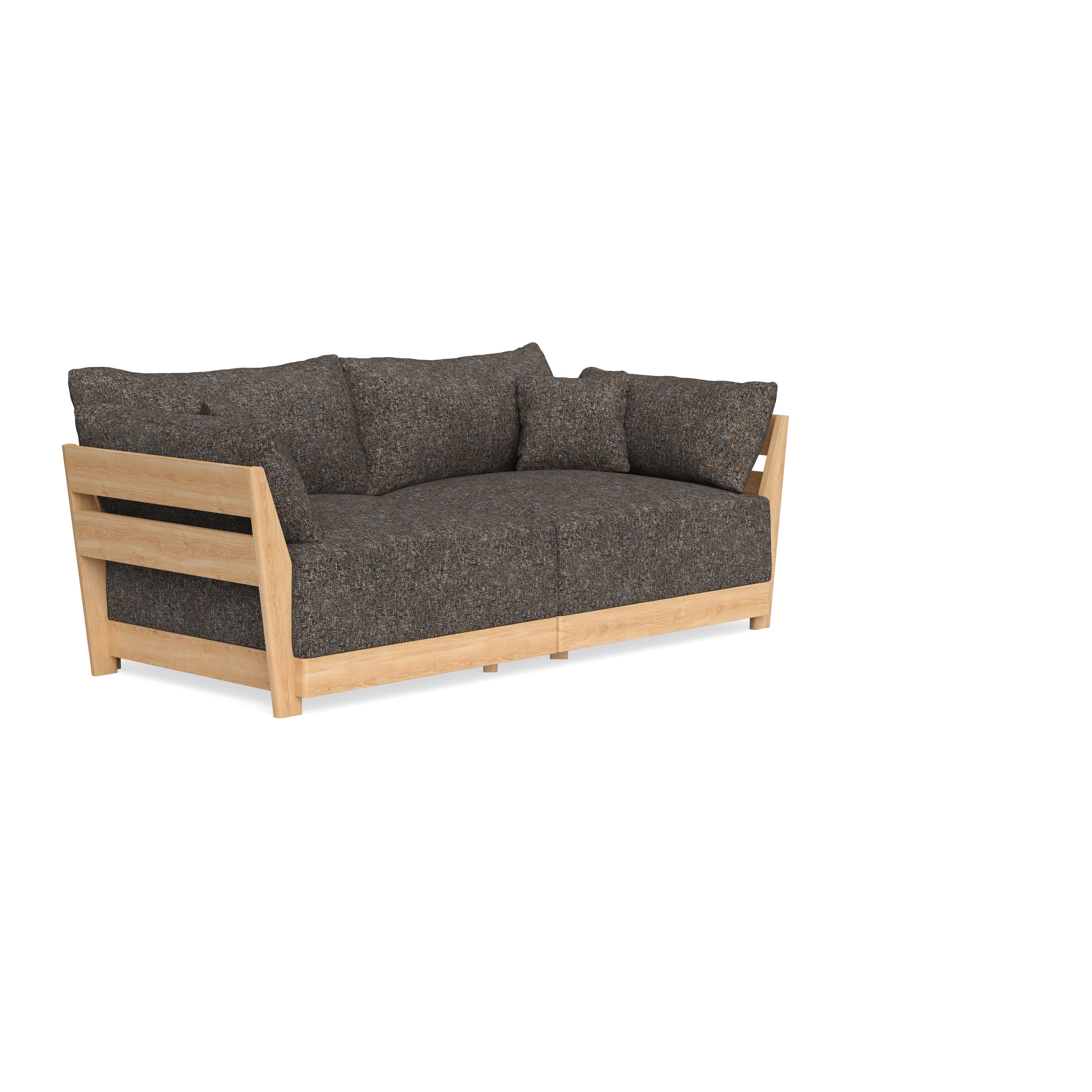 Modular Bondi Latte 2-Seater Sofa in Eclipse | Classic Blend