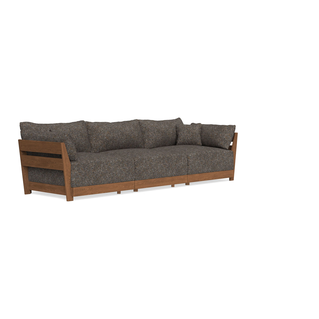 Modular Bondi Espresso 3-Seater Sofa in Eclipse | Memory Foam Blend
