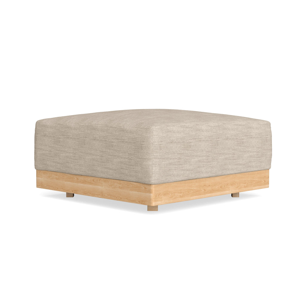 Modular Bondi Latte Ottoman in Wheat | Classic Blend
