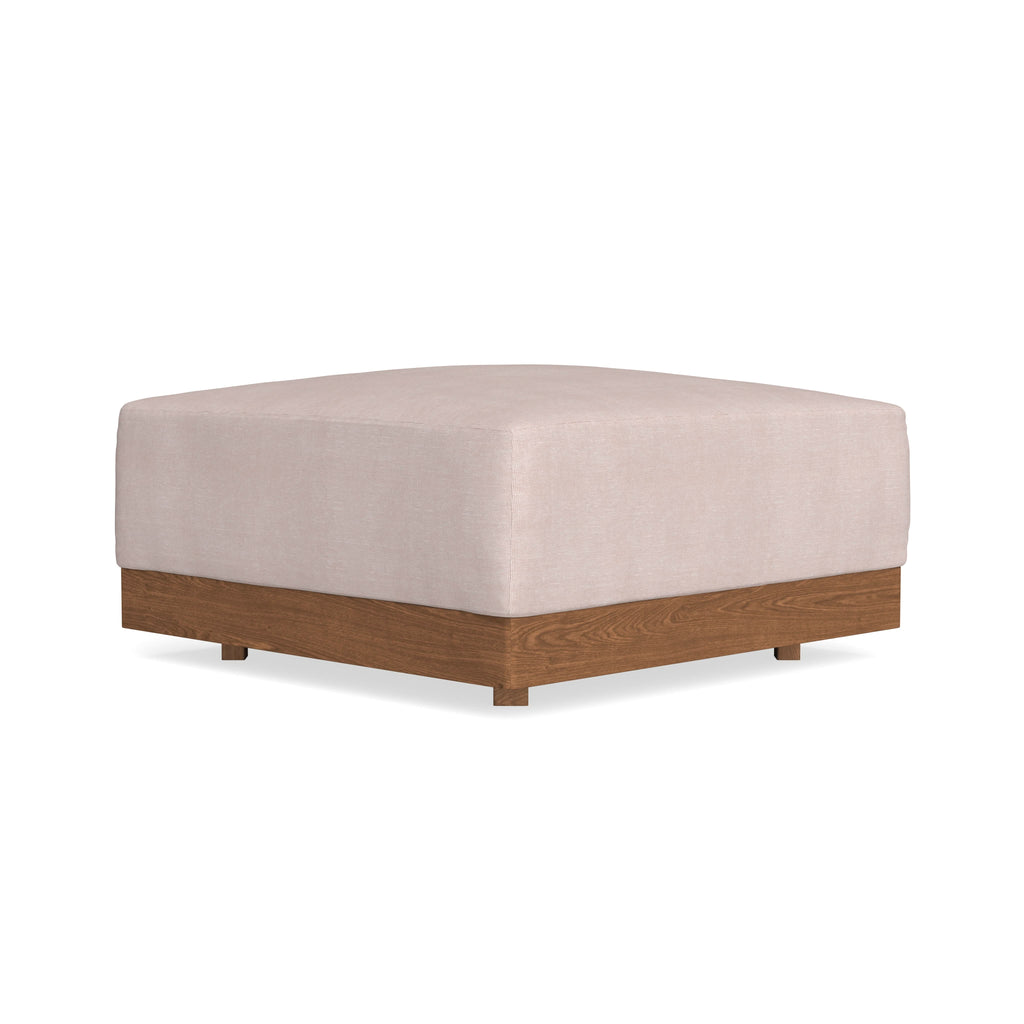 Modular Bondi Espresso Ottoman in Blush | Classic Blend