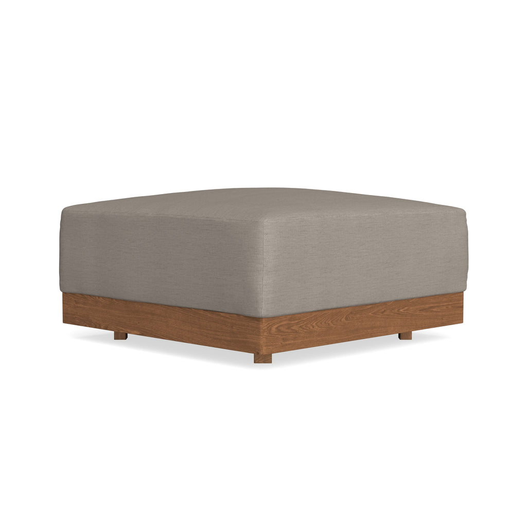 Modular Bondi Espresso Ottoman in Cinder Gray | Classic Blend