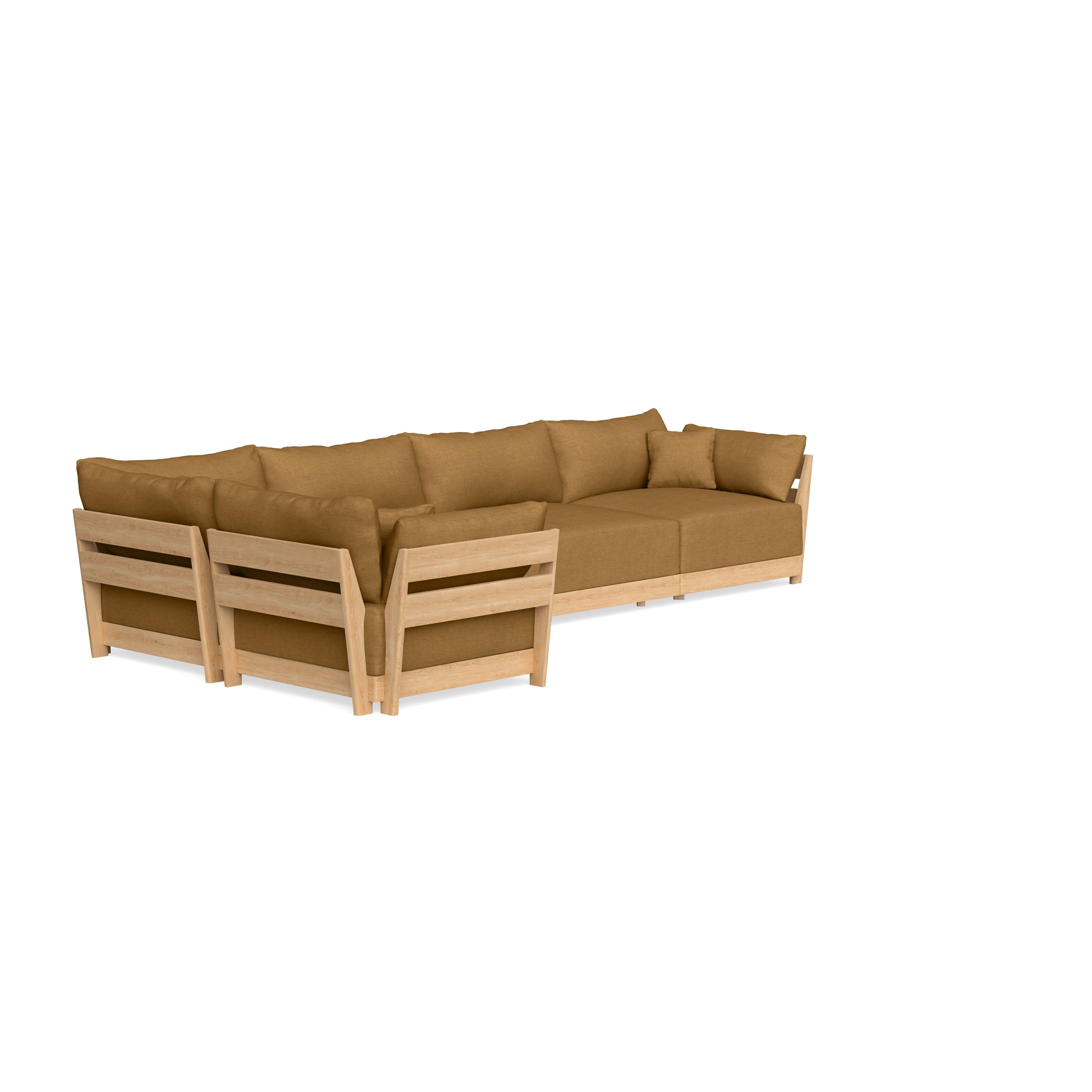 Slipcover Only - Modular Bondi 5-Seater L-Sectional in Dijon